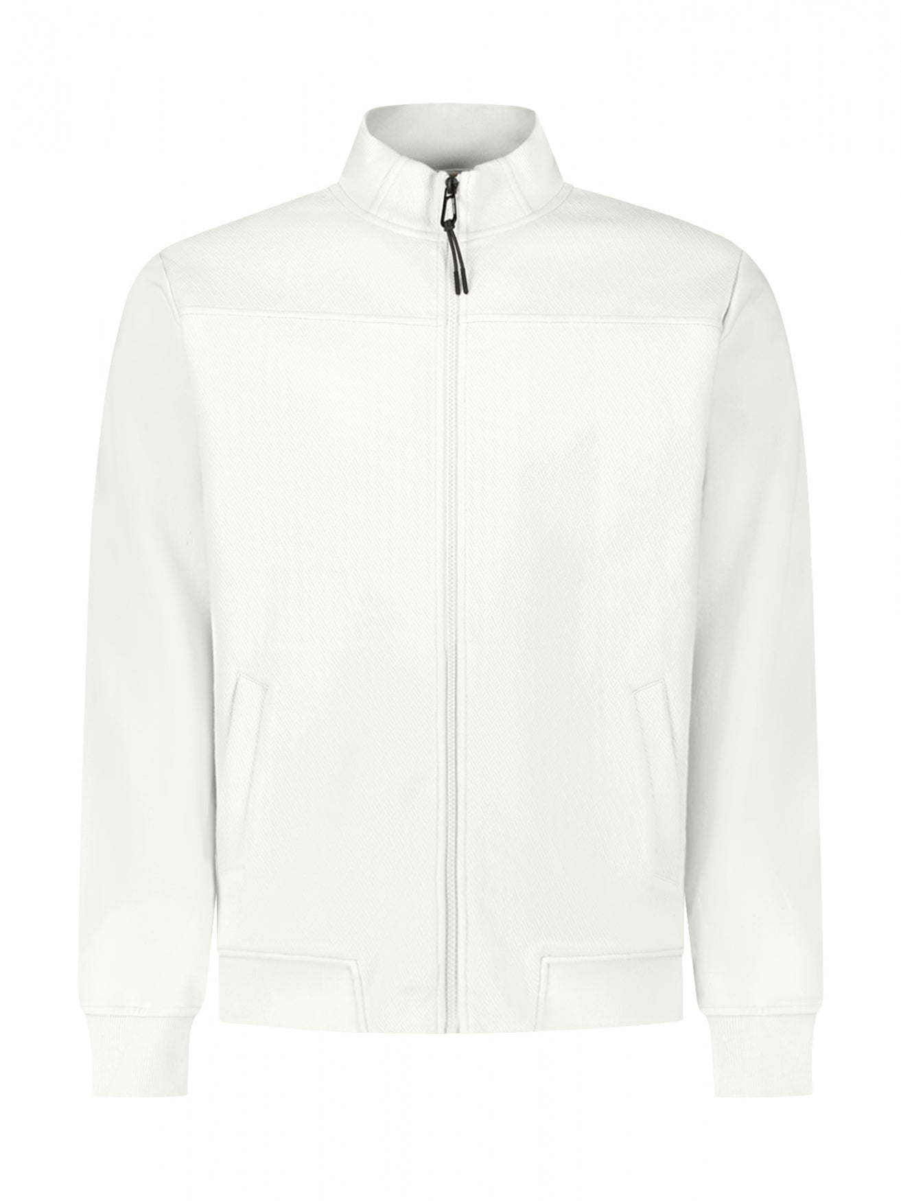 Sweatvest met gemixte structuren | Kit