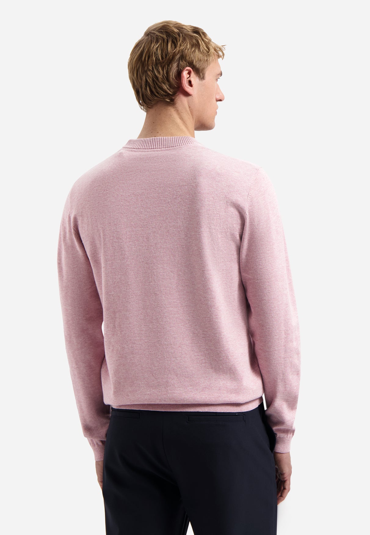 Gemêleerde sweater | Light Mauve