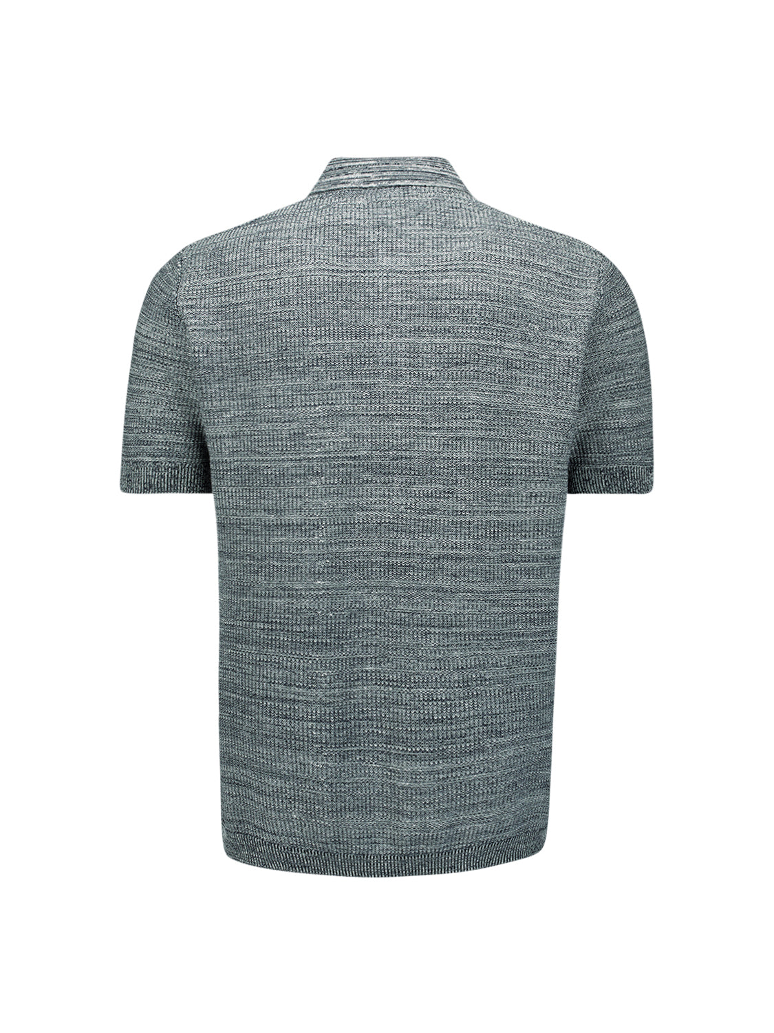 Knitted polo shirt | Night