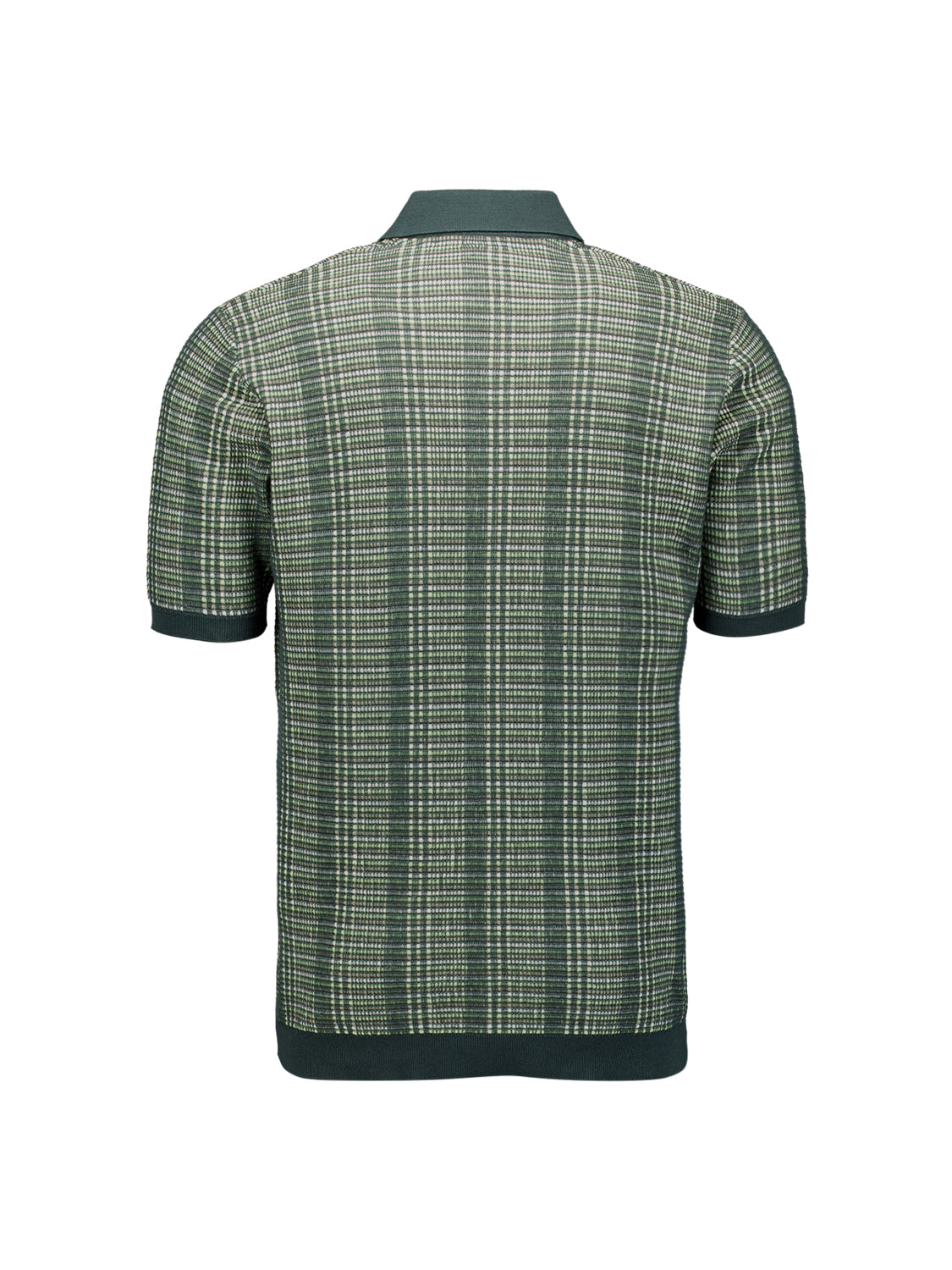 Knitted polo shirt | Dark Steel