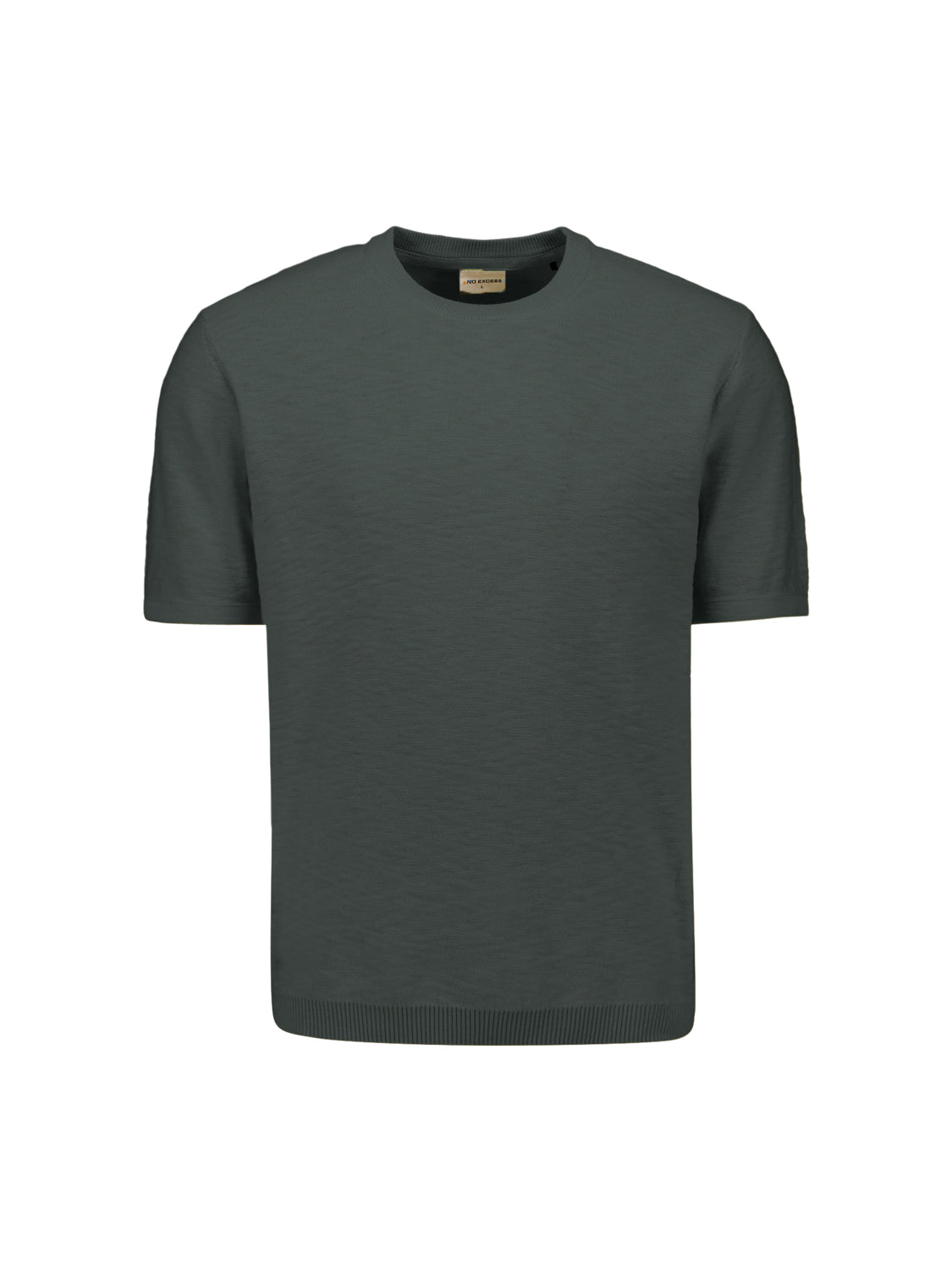 T-shirt en maille slub | Dark Steel