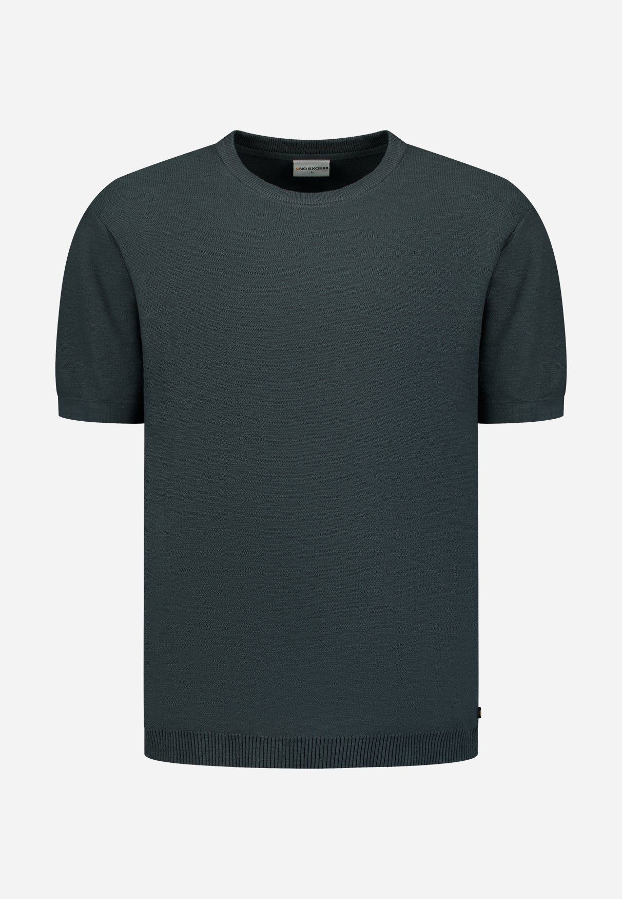 T-shirt en maille slub | Dark Steel