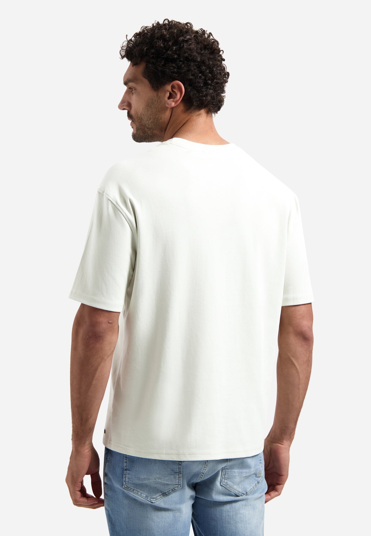 T-shirt interlock à col rond. | Kit