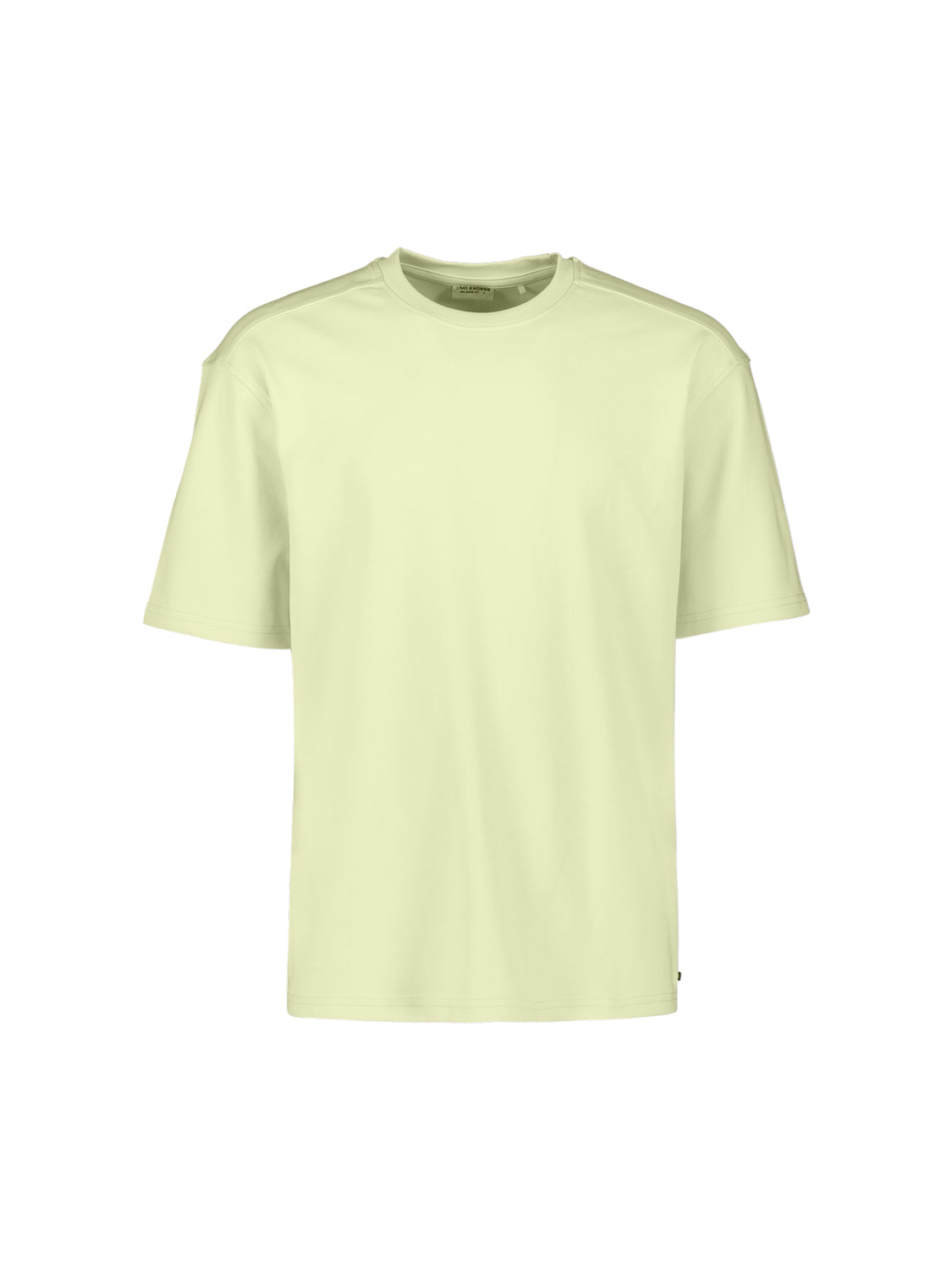 T-shirt interlock à col rond. | Green