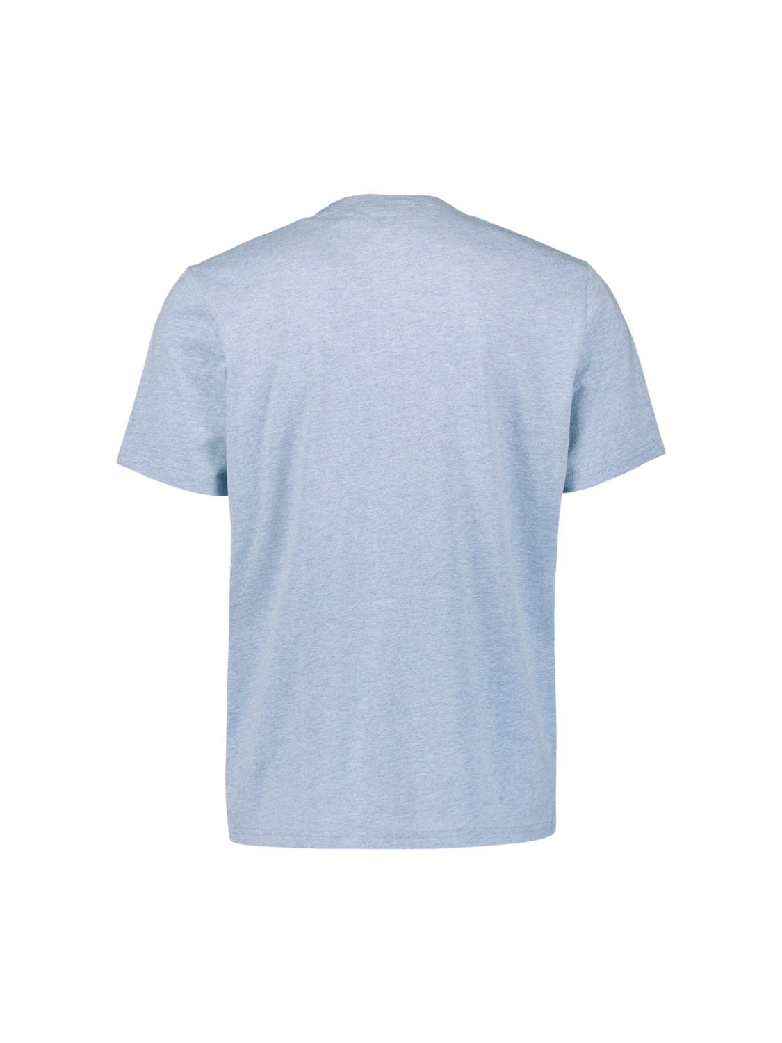 T-shirt chiné à col rond | Blue