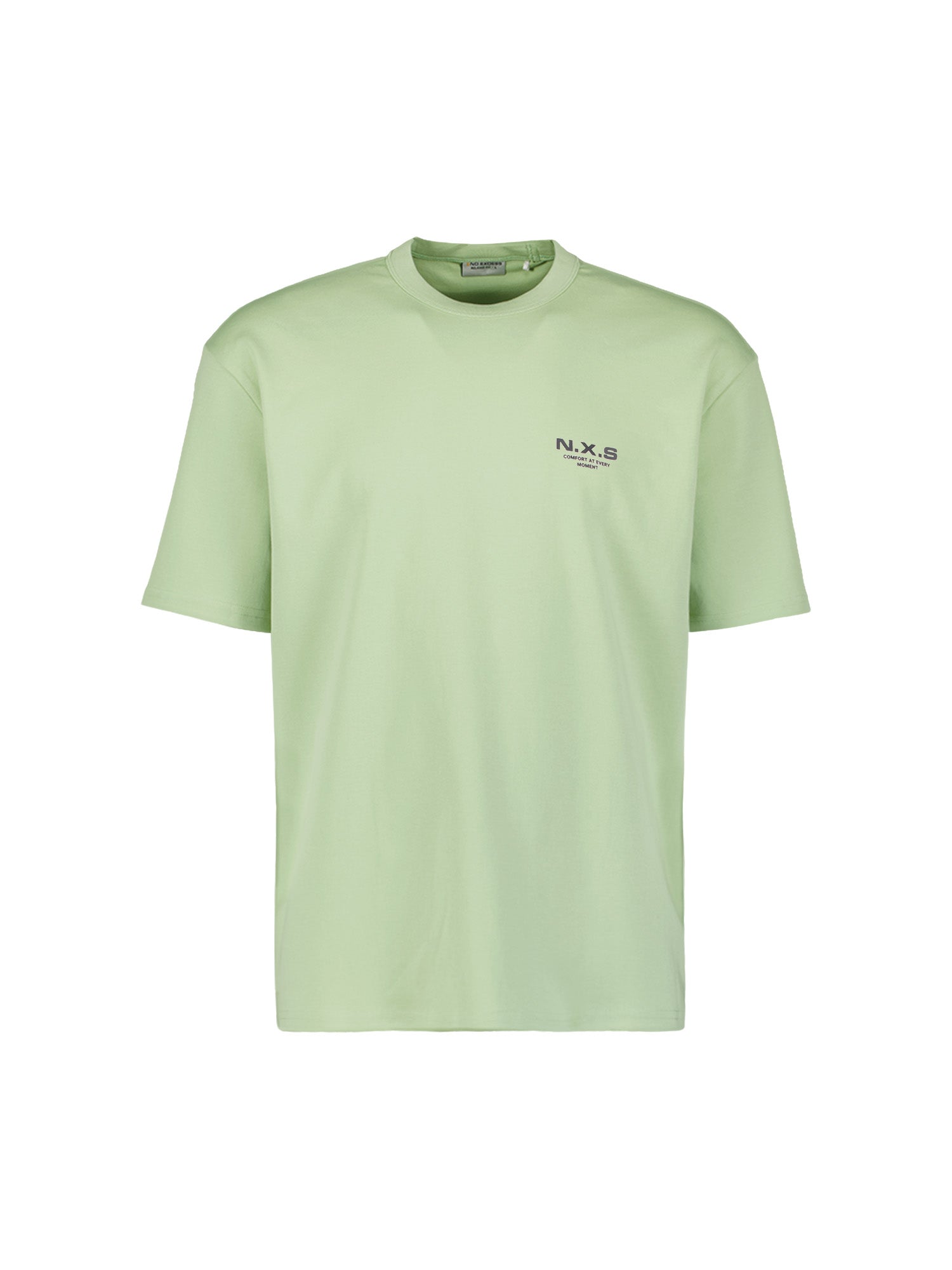 T-shirt interlock avec imprimé dans le dos | Green
