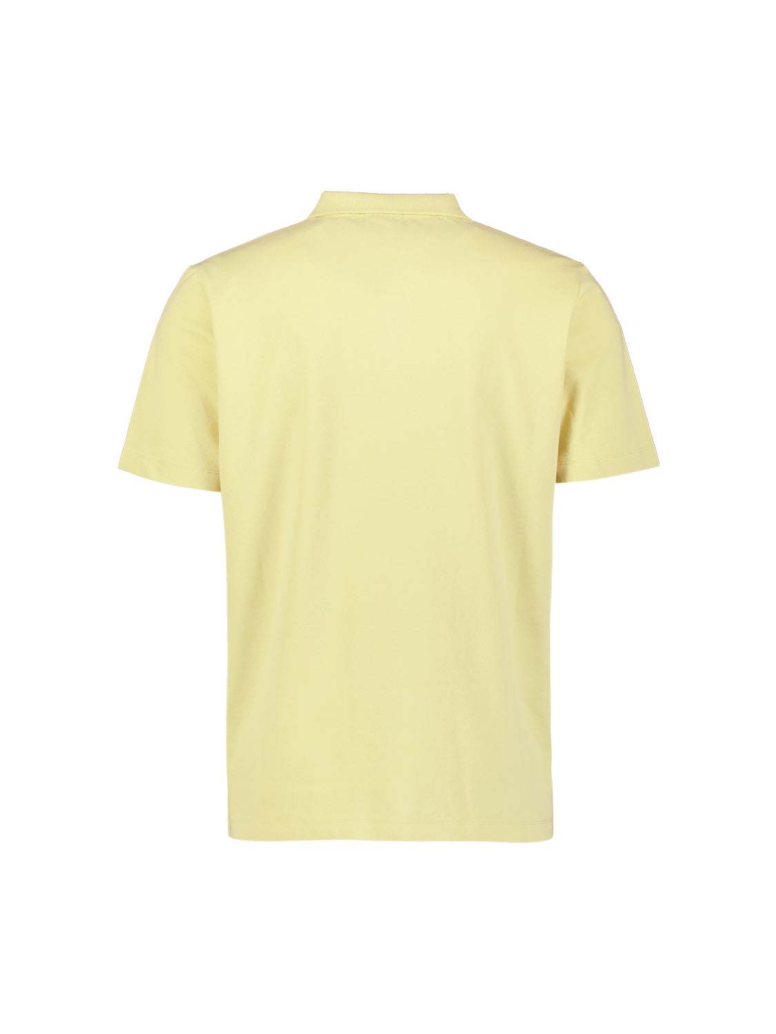 Polo basique à col en V | Yellow