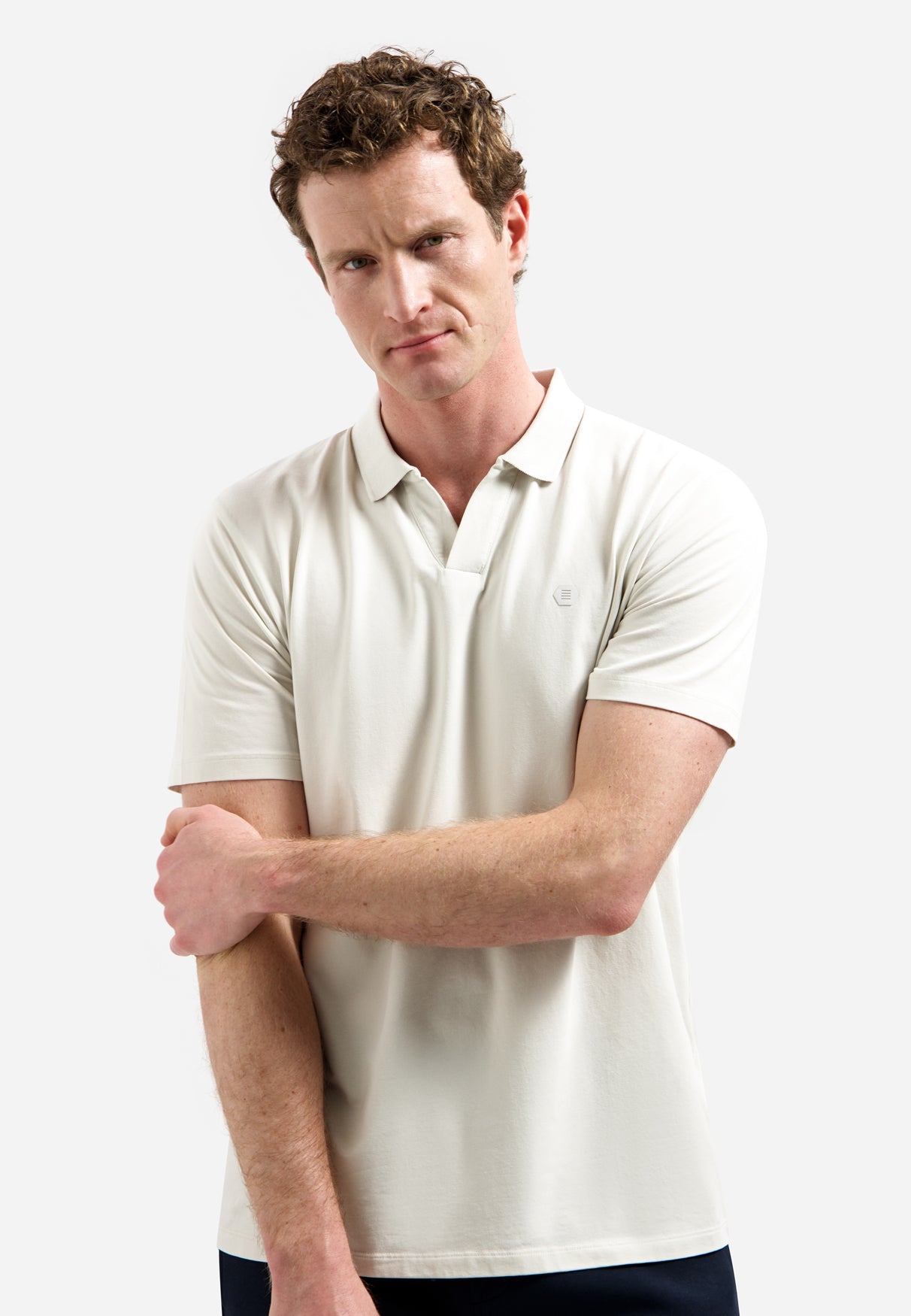 Polo met V-hals | Kit