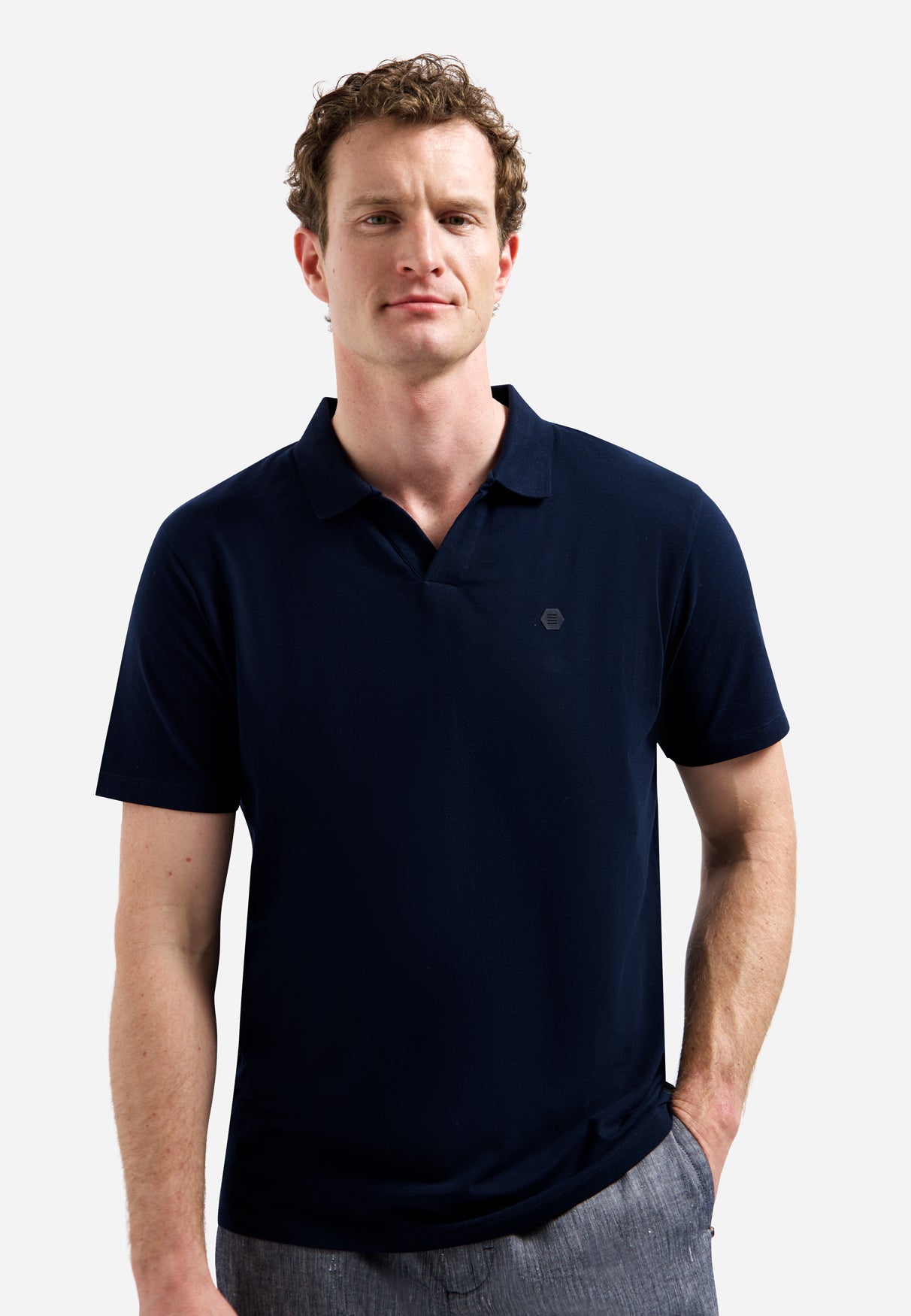 Polo met V-hals | Night