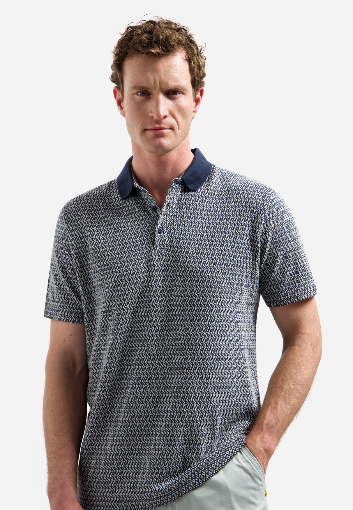 Jacquard polo | Night