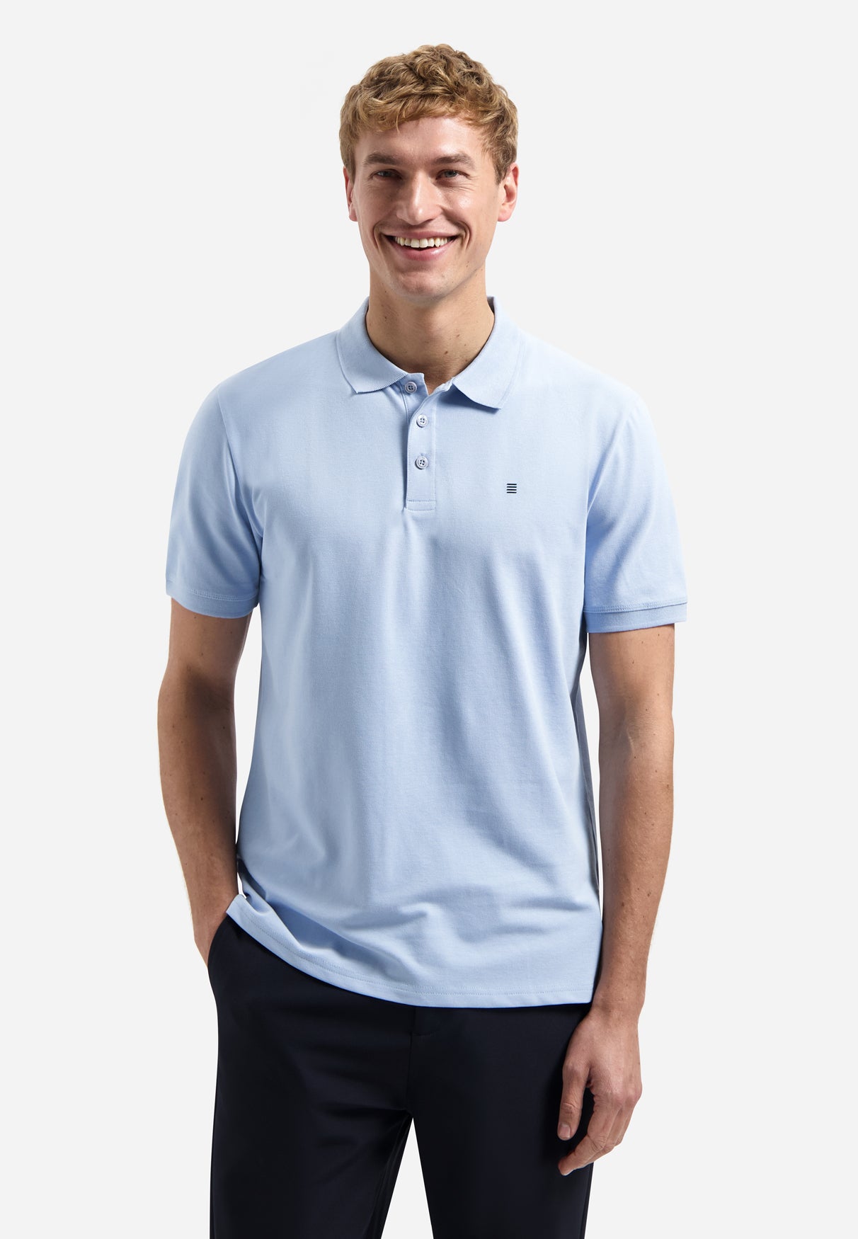 Basic polo shirt | Blue