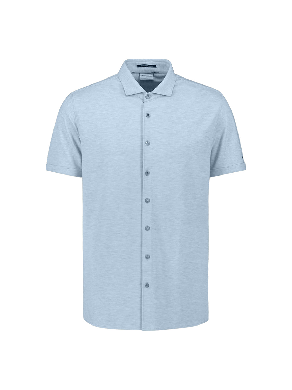 Poloshirt met knopen Blauw