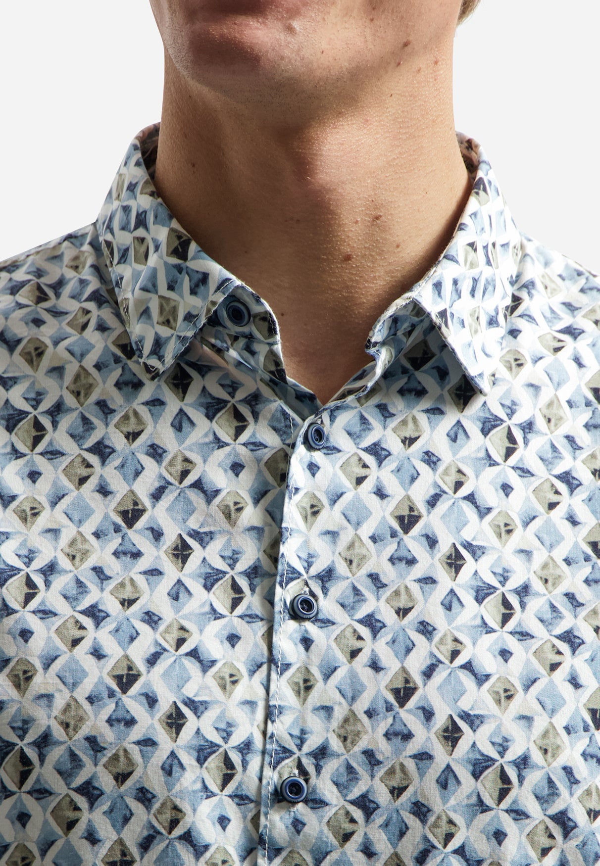 All-over print shirt | Blue