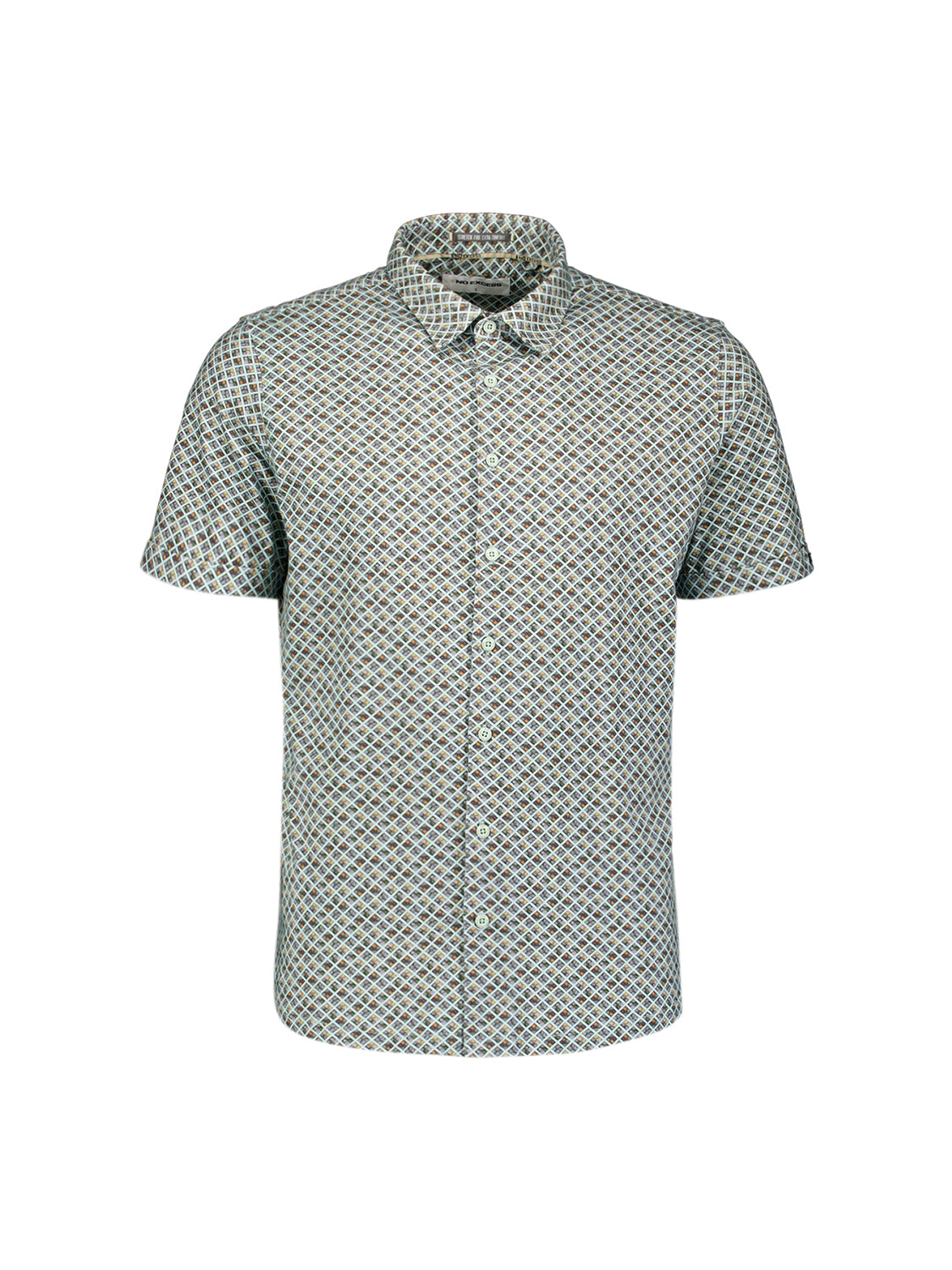 Chemise imprimée à manches courtes | Green