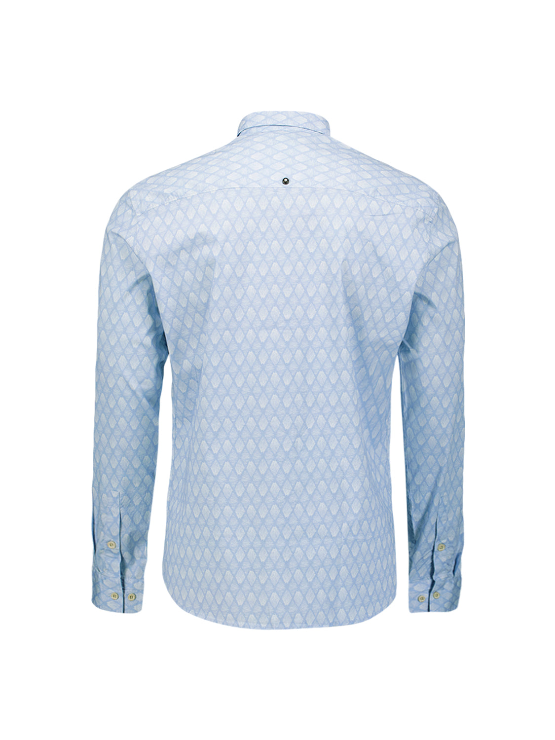 Chemise stretch avec imprimé intégral. | Blue