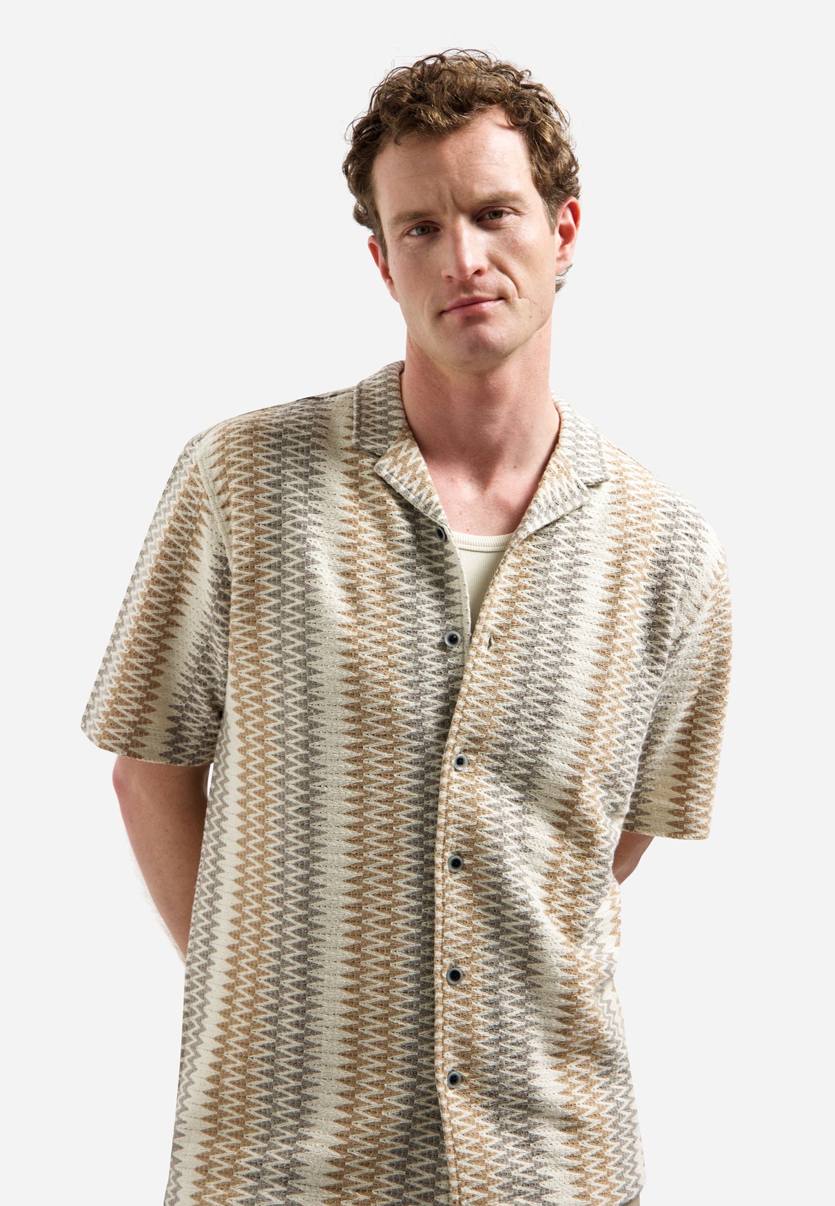 Chemise jacquard à manches courtes | Kit