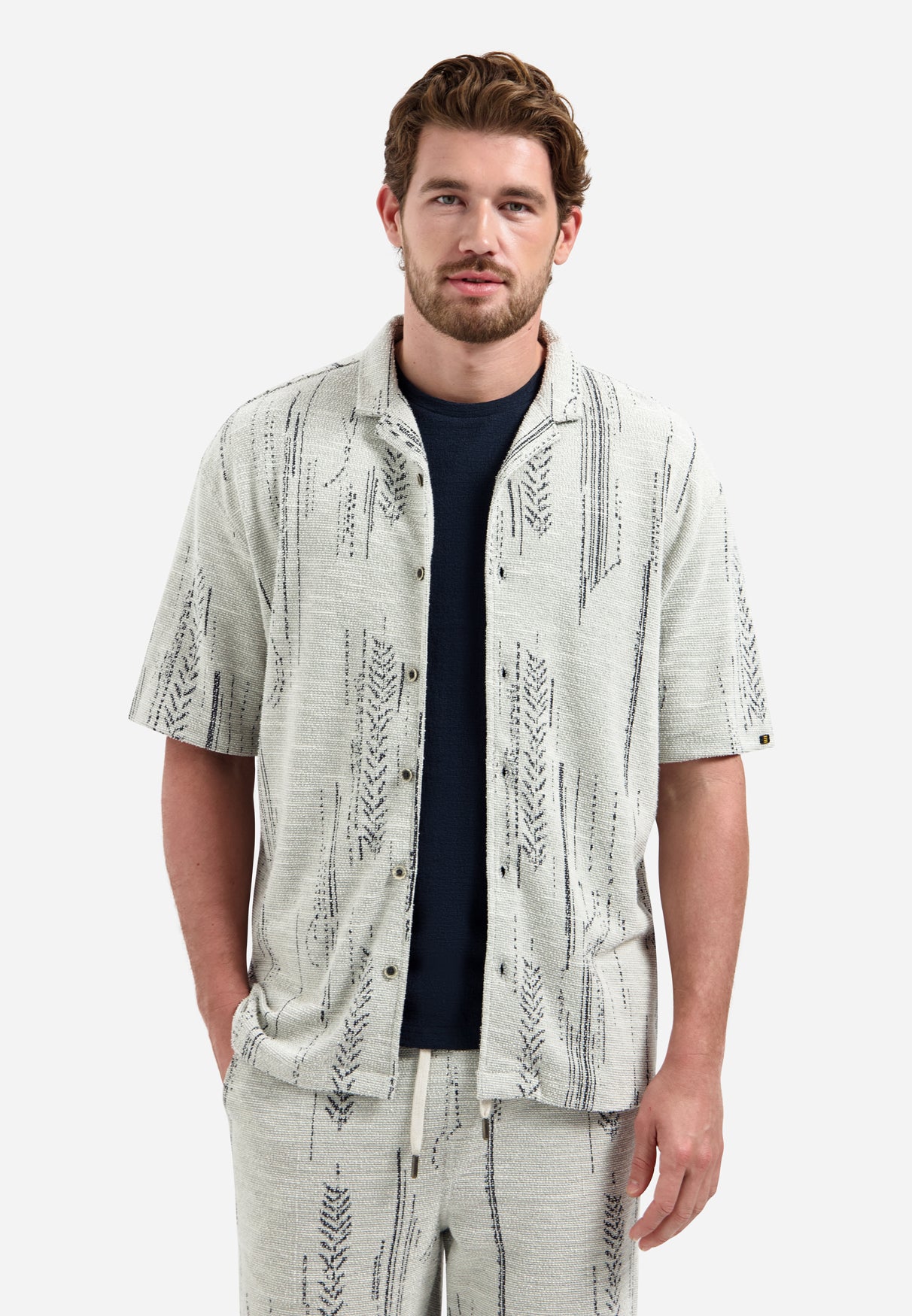 Chemise jacquard à manches courtes | Kit