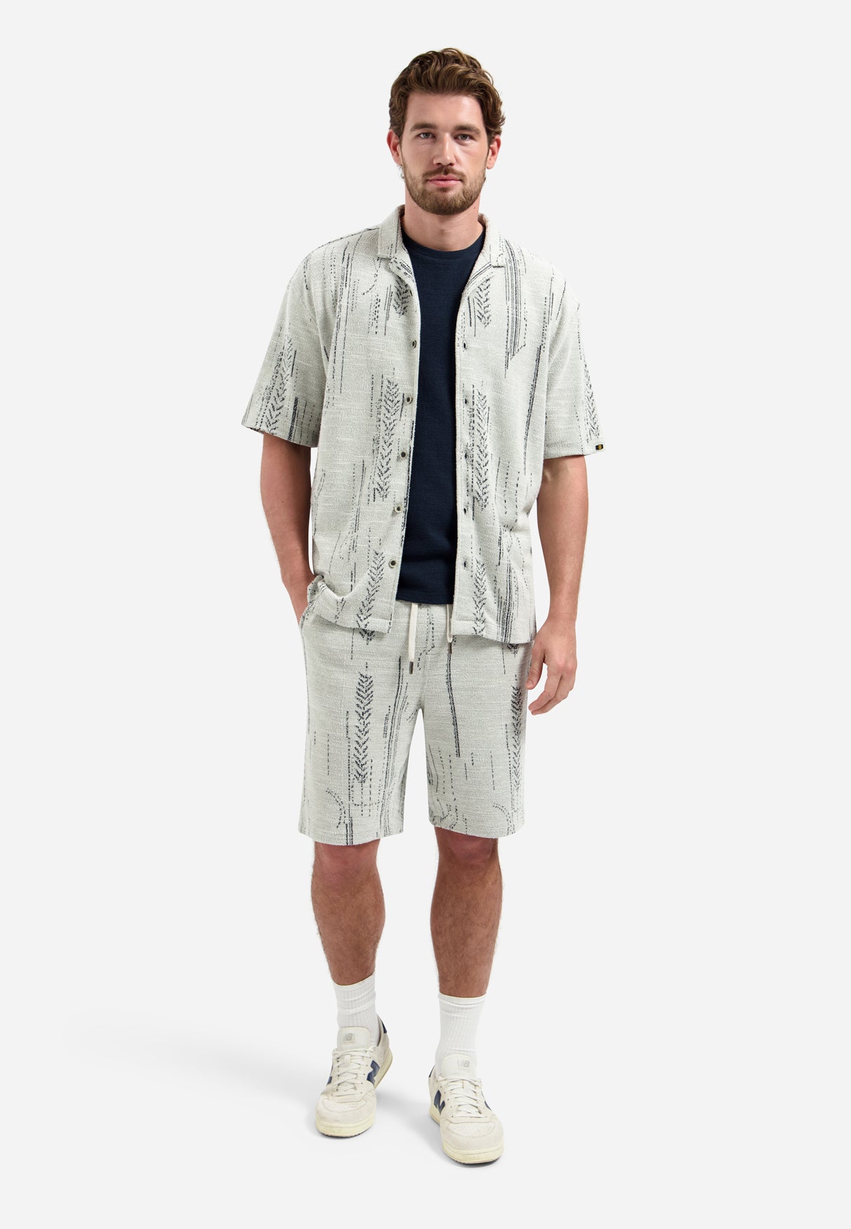 Chemise jacquard à manches courtes | Kit