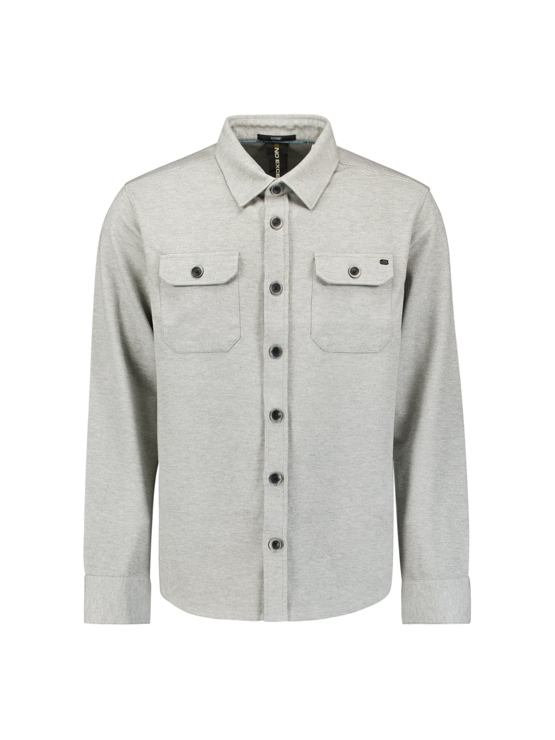 Surchemise en jersey sergé. | Grey Melange