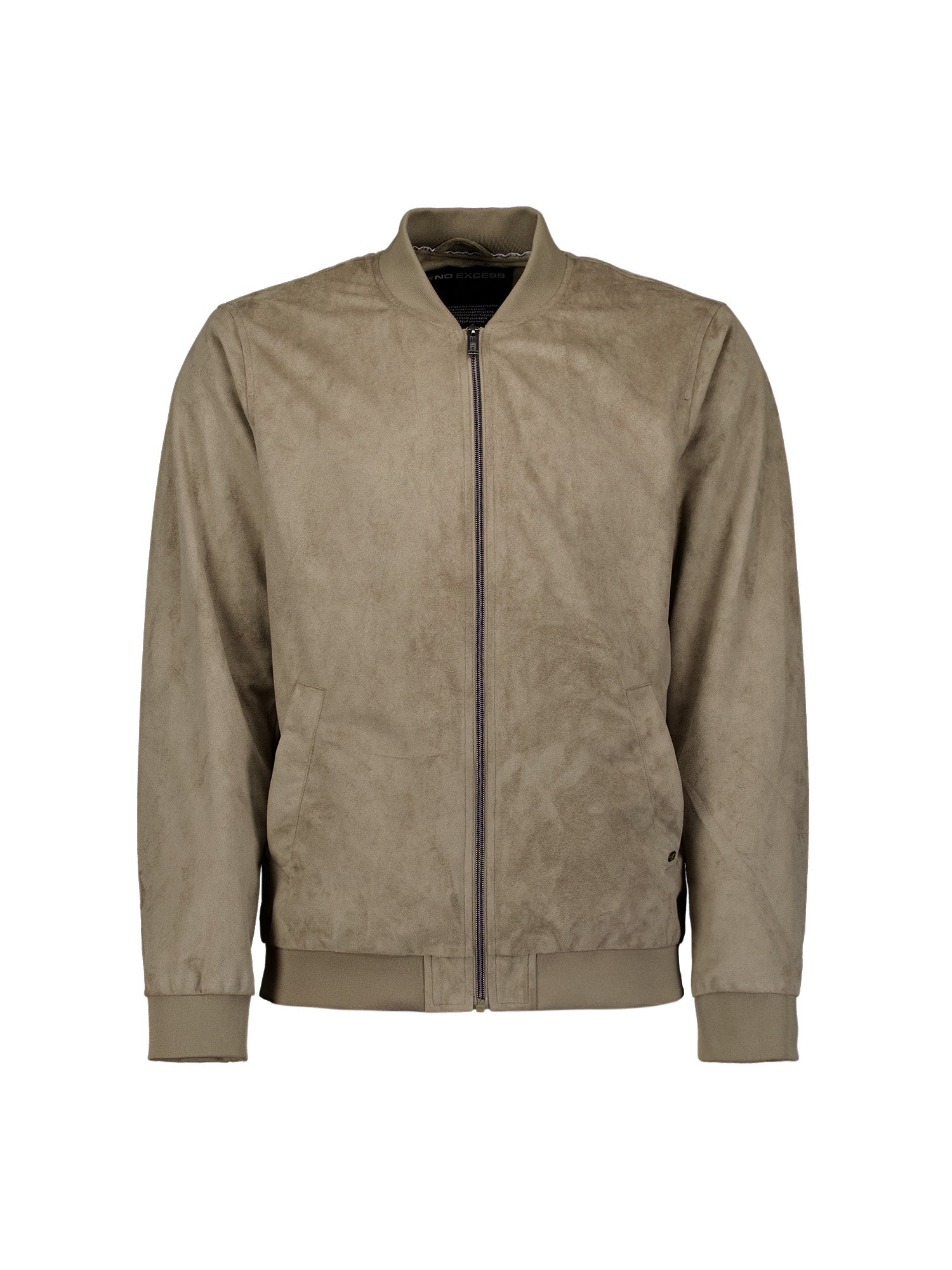 Suedelook bomberjack | Light Moss