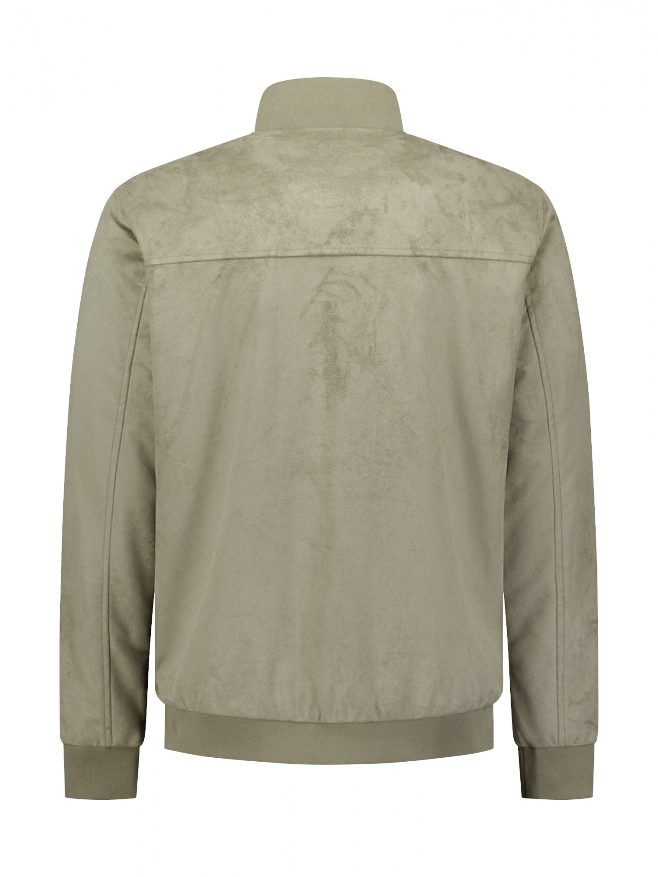 Suedelook bomberjack | Light Moss