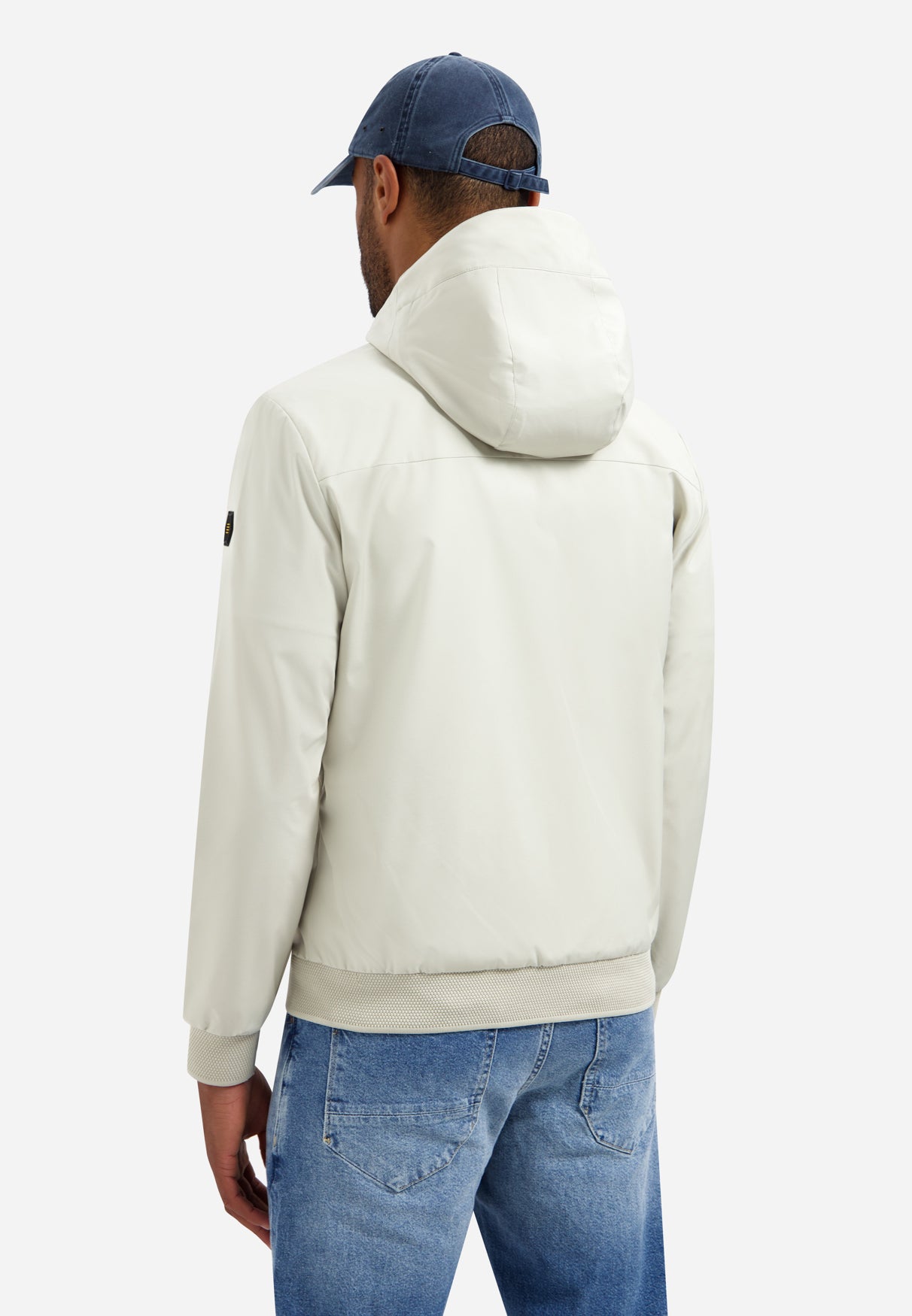 Hooded zomerjack | Stone