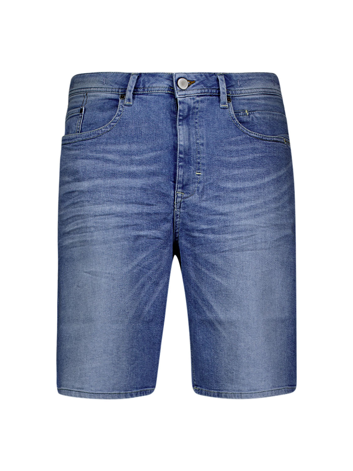 Short en denim décontracté | Dark Denim