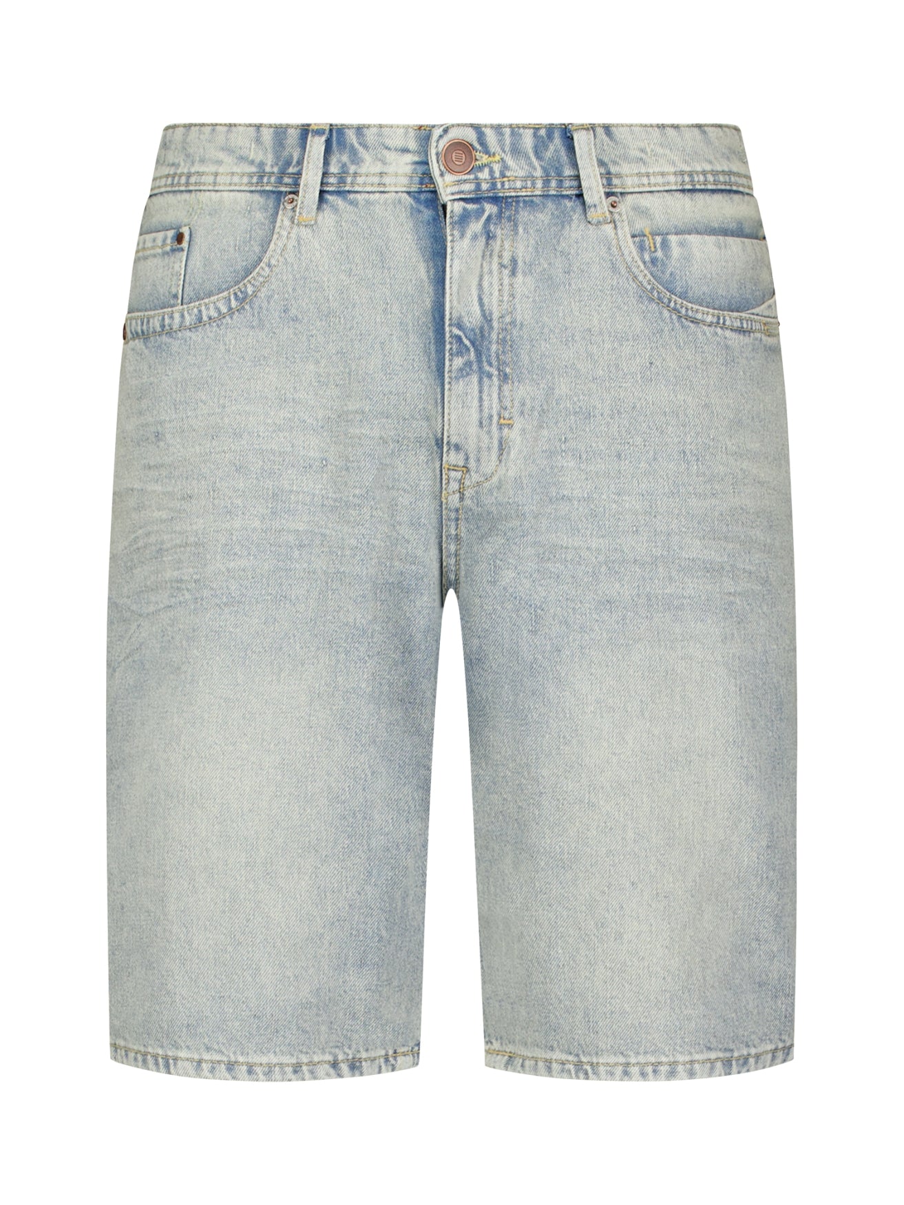 Short en denim décontracté | Stone Used Denim