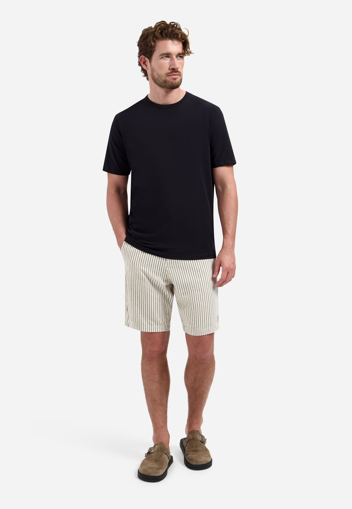 Short chino à rayures | Kit