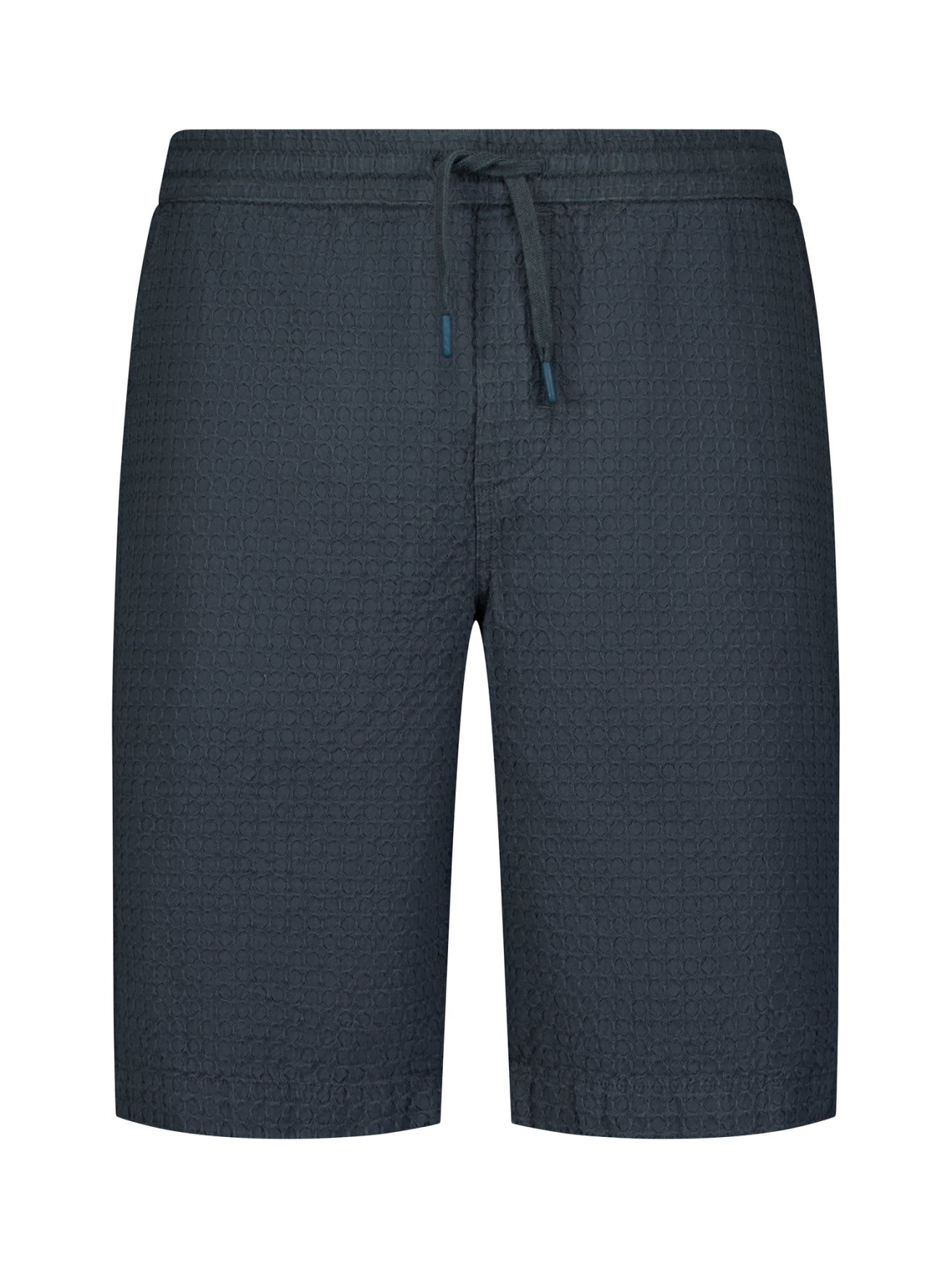 Short chino jacquard | Dark Steel