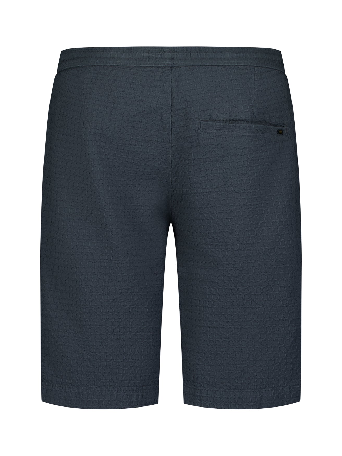 Short chino jacquard | Dark Steel