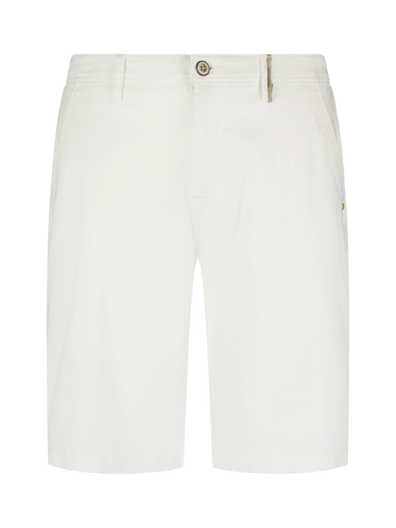 Stretch chino short | White