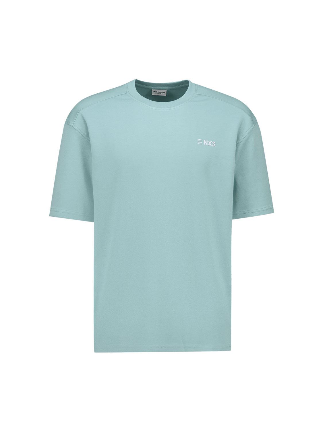 T-shirt à col rond, manches courtes et imprimé dans le dos | Seablue