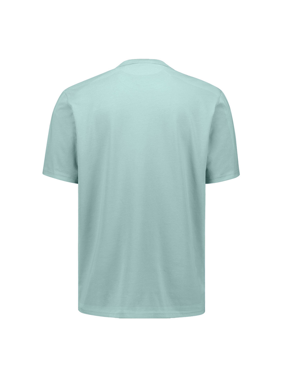 hort-sleeve crewneck T-shirt with print | Seablue