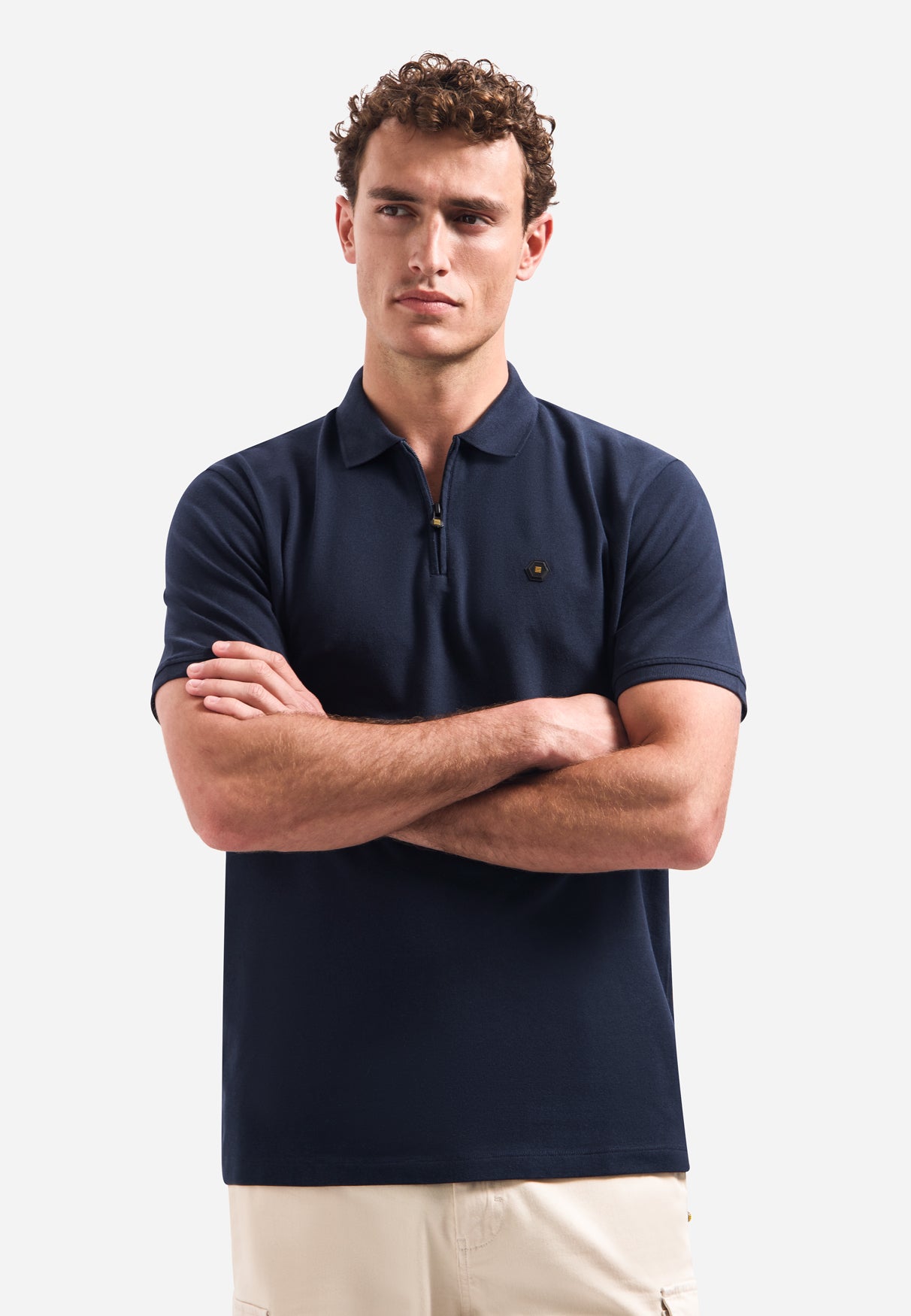 Halflange polo met korte mouwen | Night