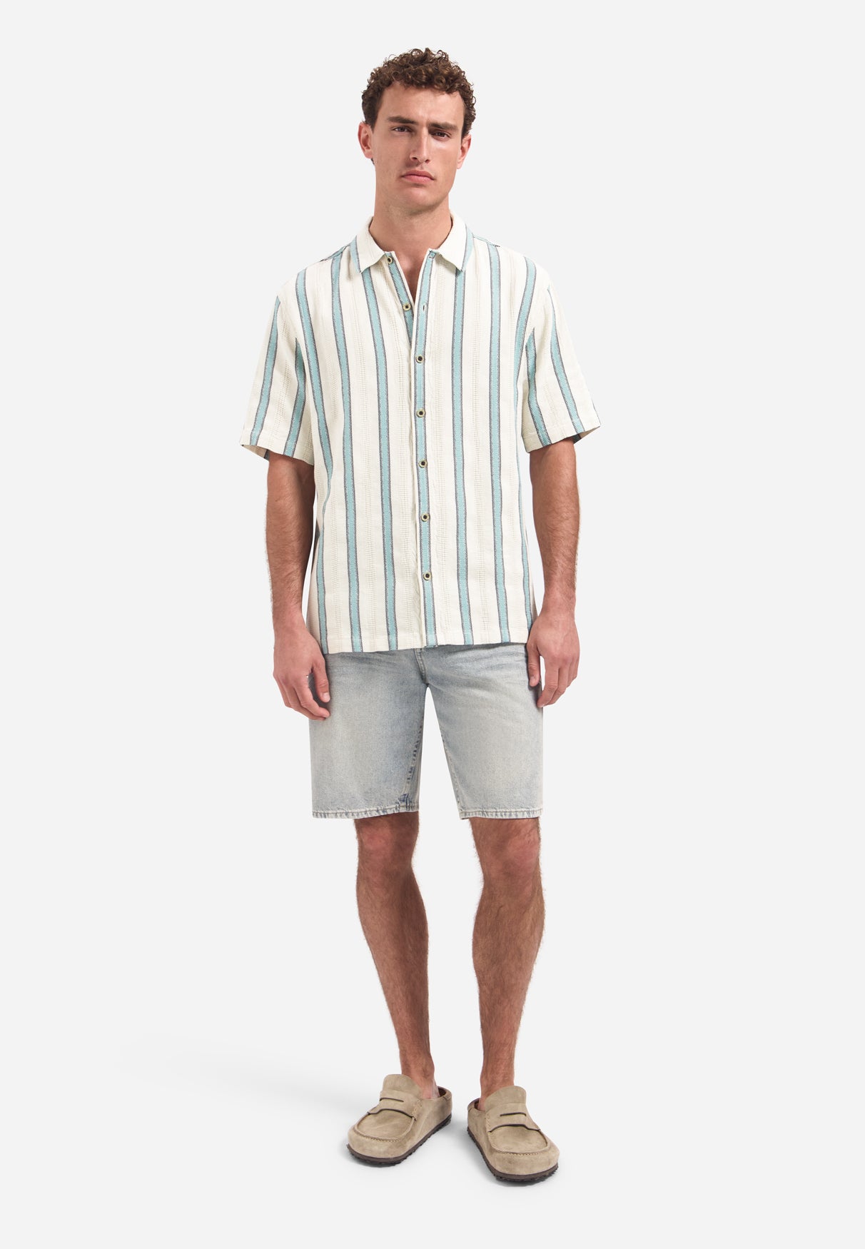 Chemise à manches courtes et rayures | Seablue
