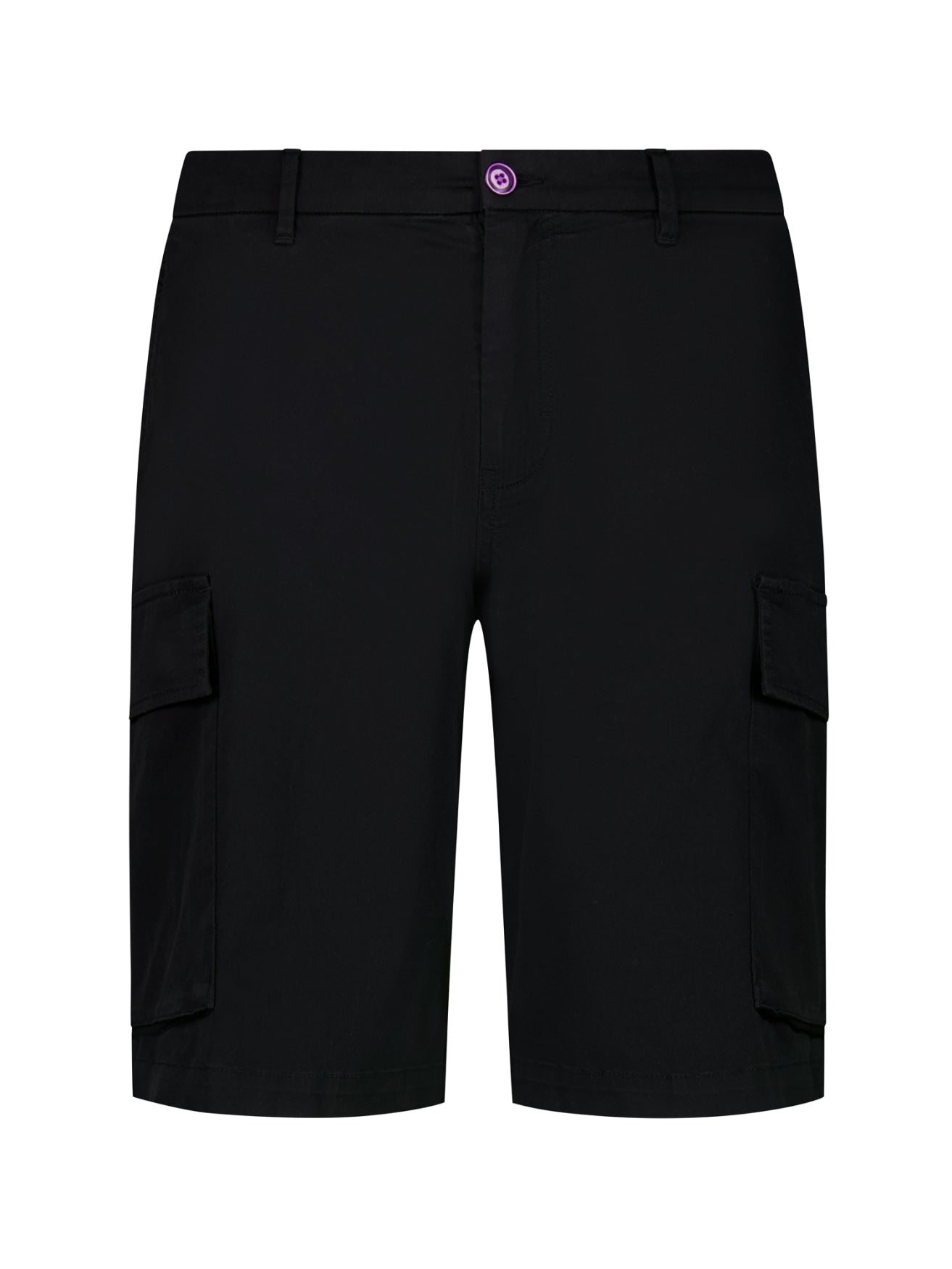 Short cargo avec poches latérales | Black