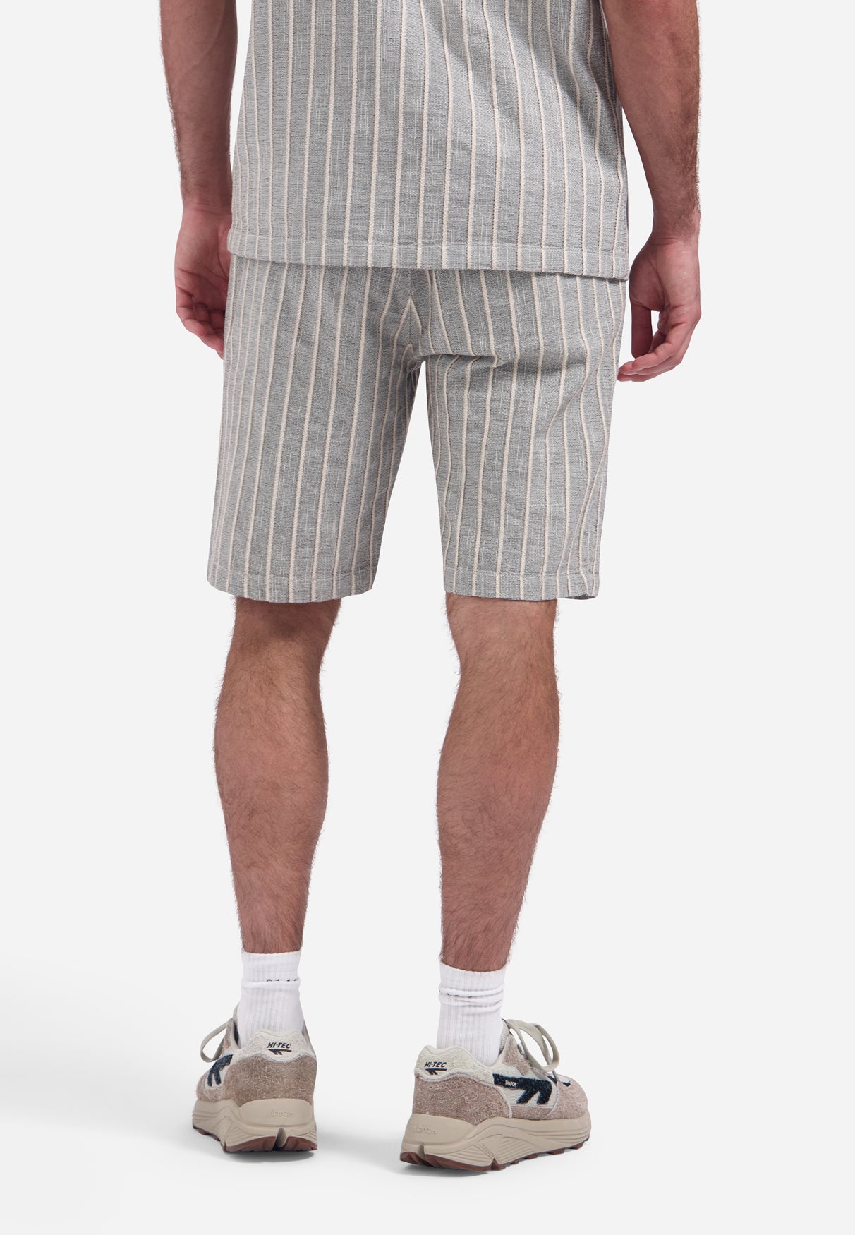 Gestreepte cargoshort met trekkoord | Sand