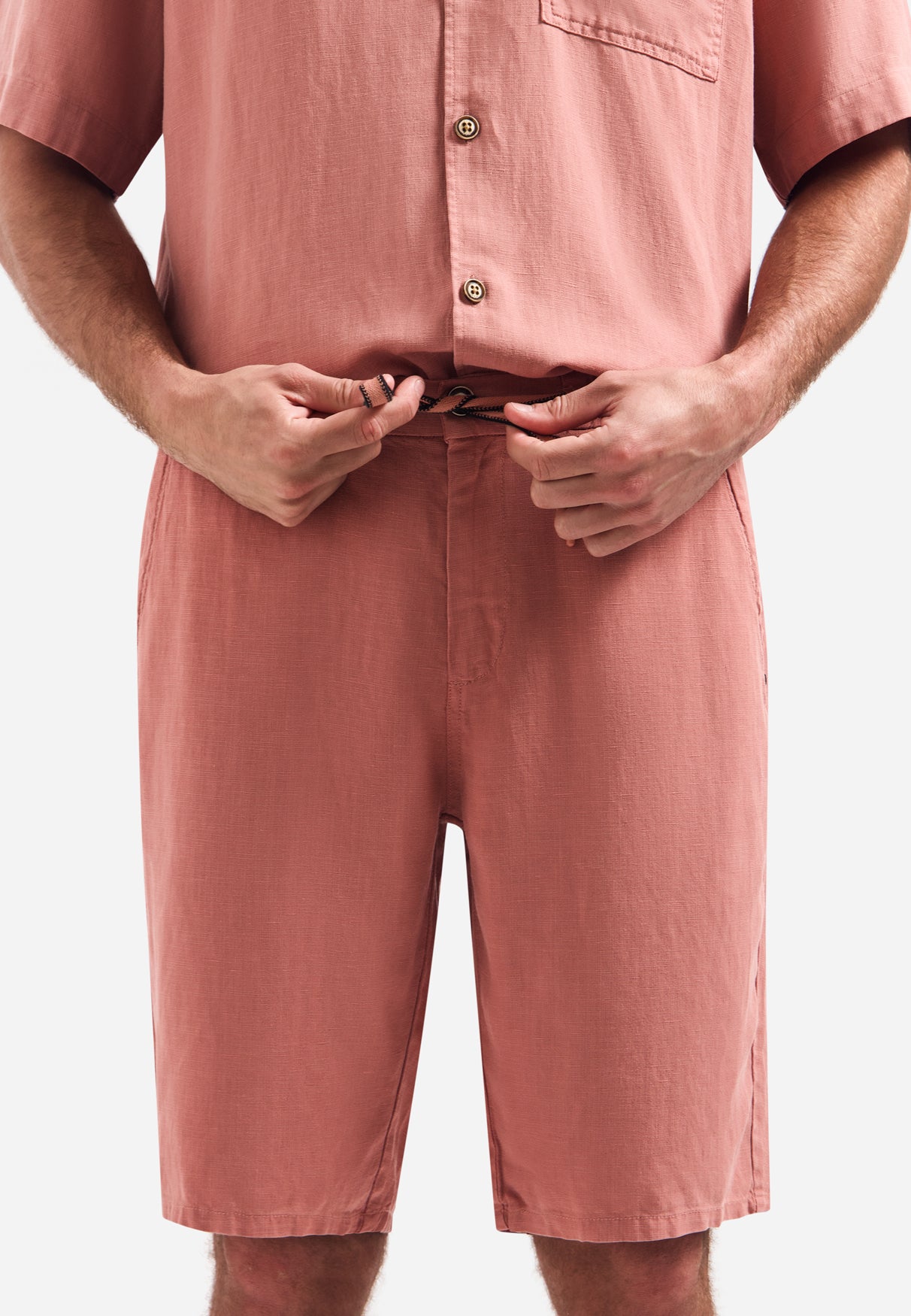 Short chino avec cordon de serrage | Coral