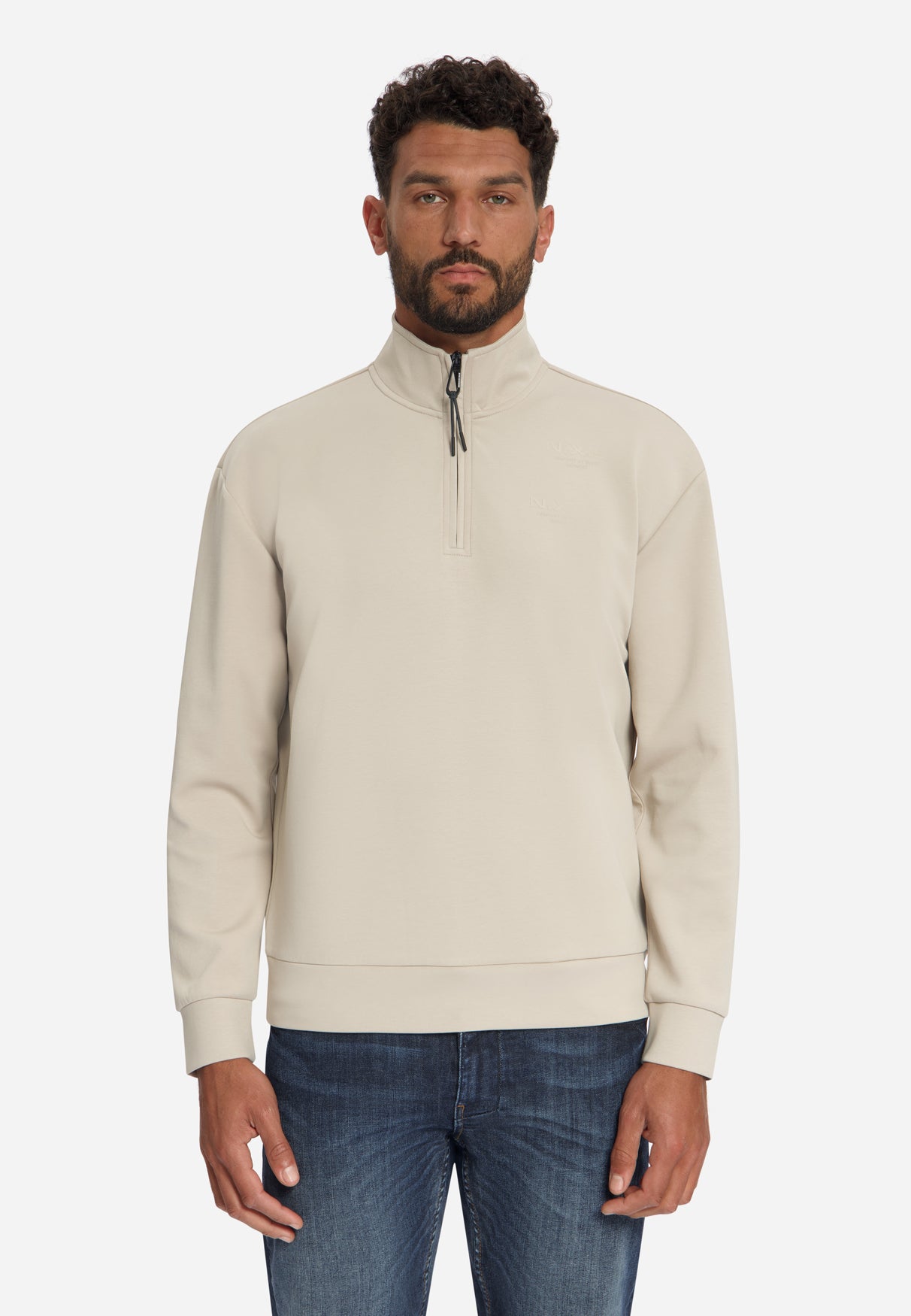 Sweat à Demi-Zip | Cement