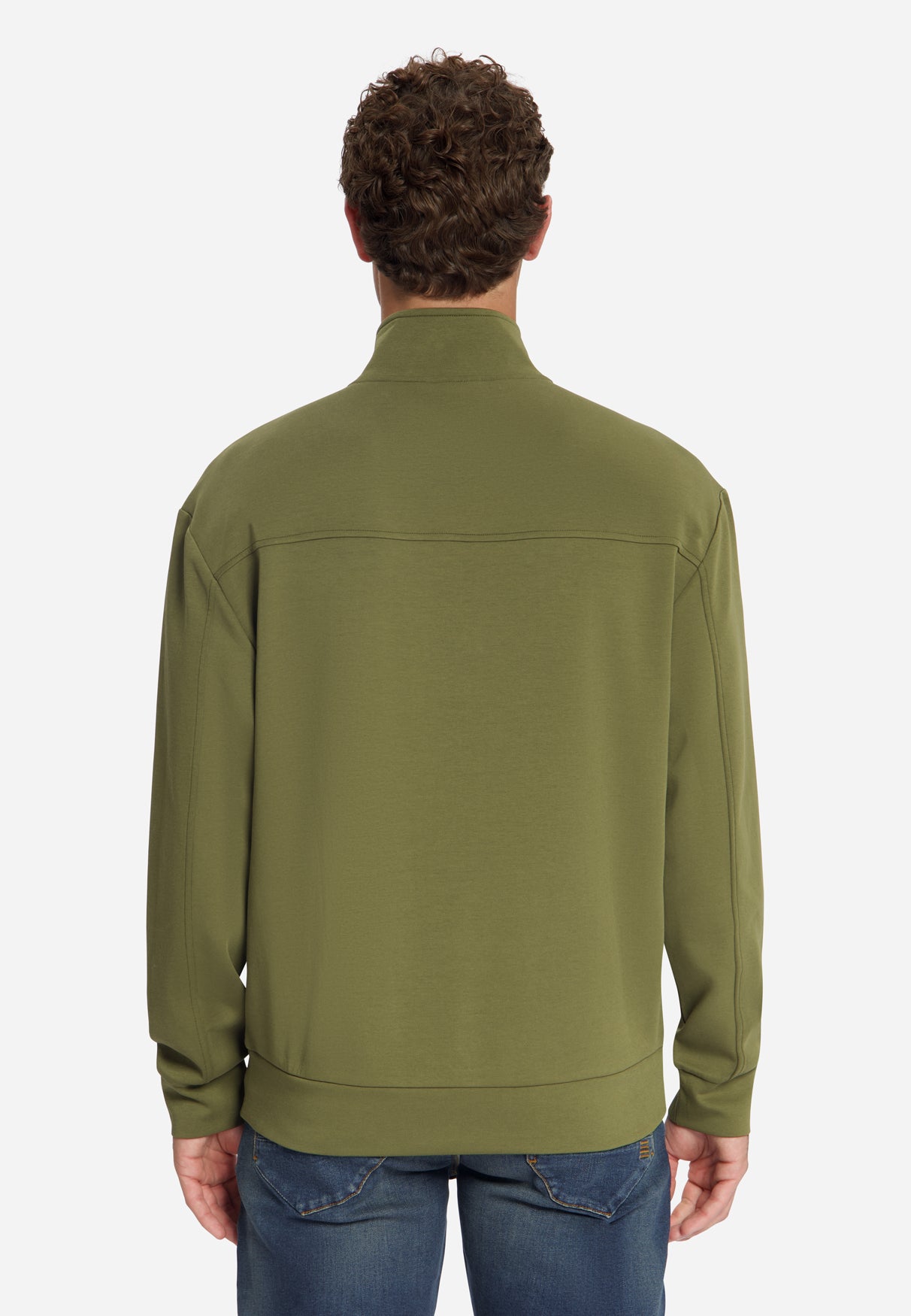 Sweater met Halve Rits | Moss