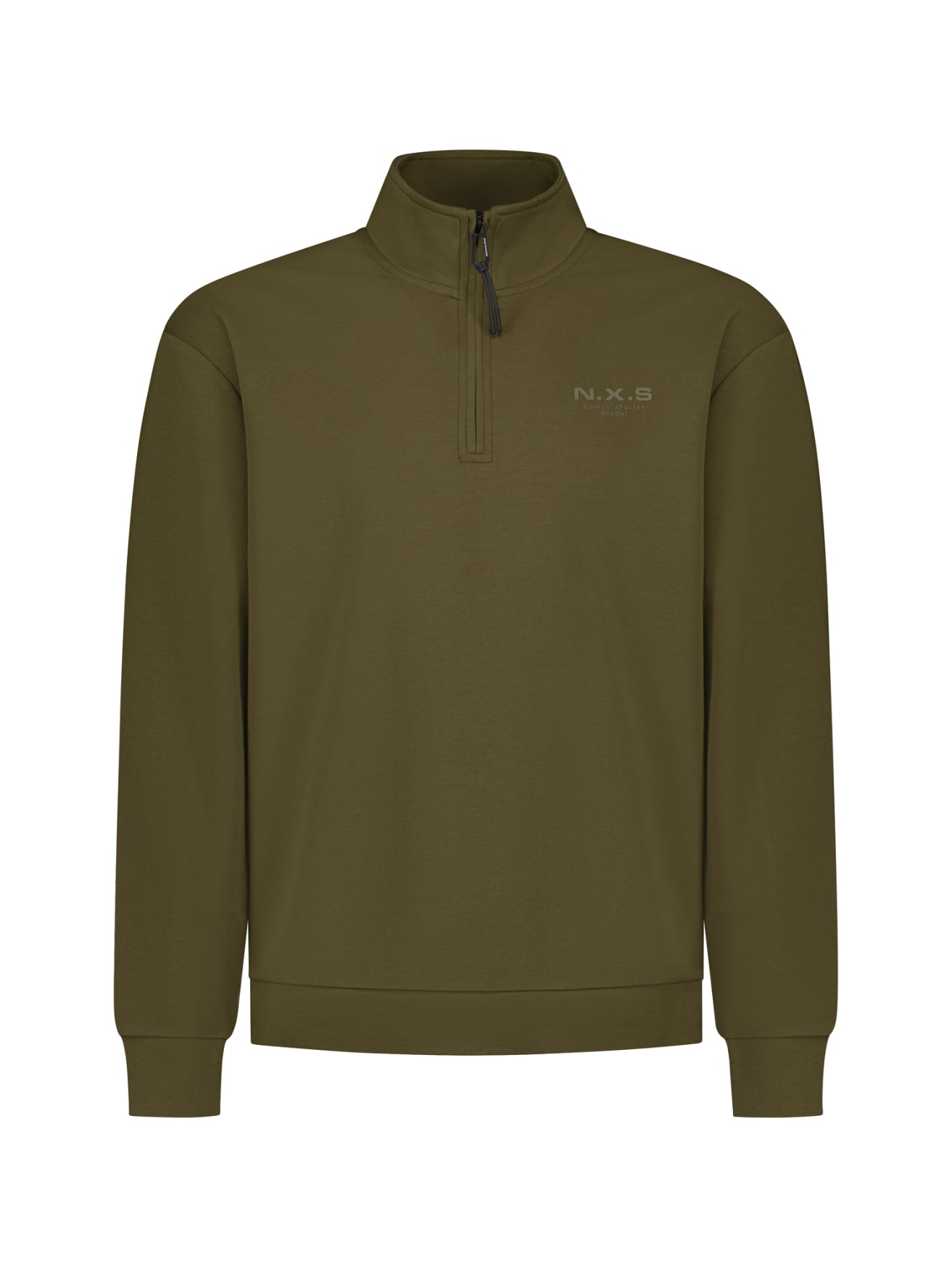 Sweater met Halve Rits | Moss