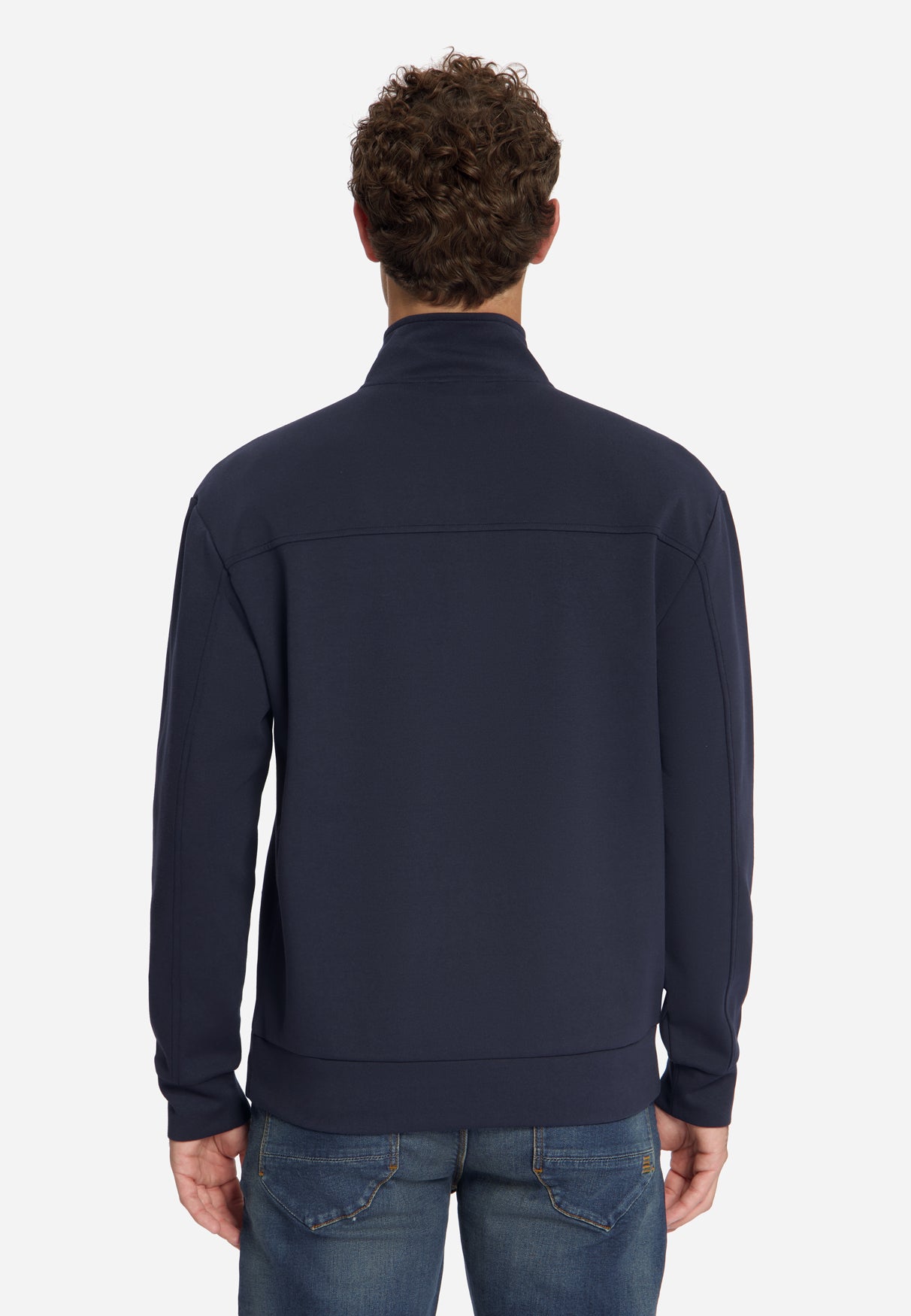 Sweater met Halve Rits | Dark Night