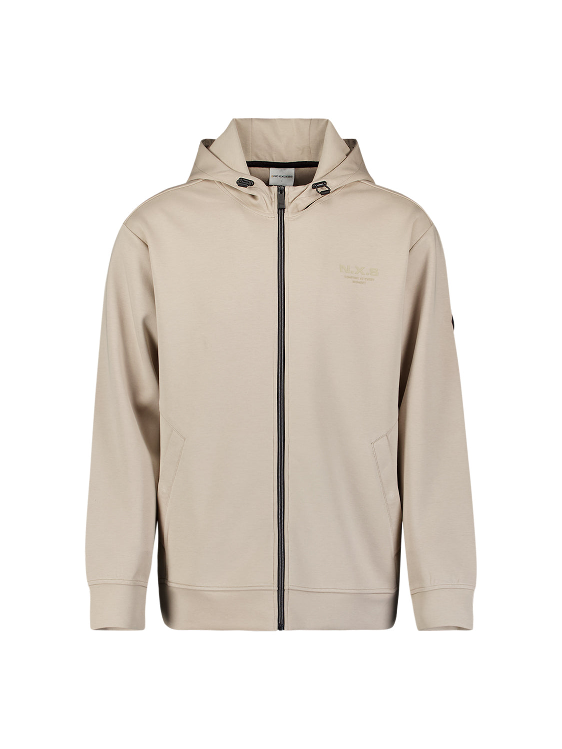 Sweat à capuche zippé | Cement