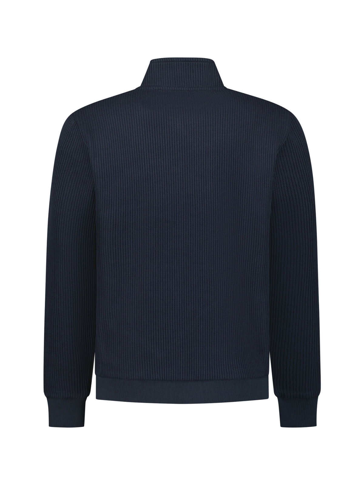 Geribde sweater met ritssluiting | Dark Night