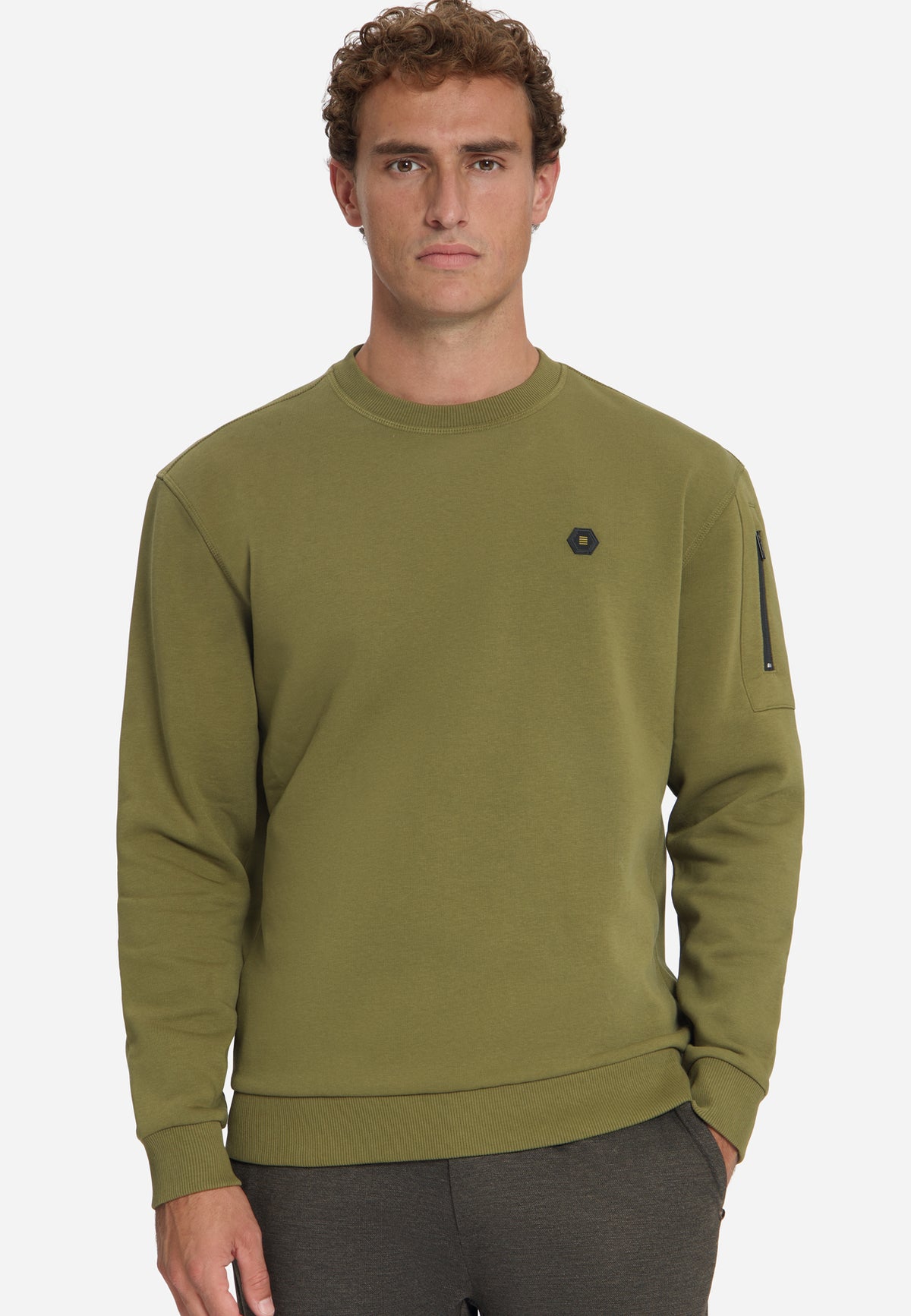 Sweater met Ronde Hals | Moss