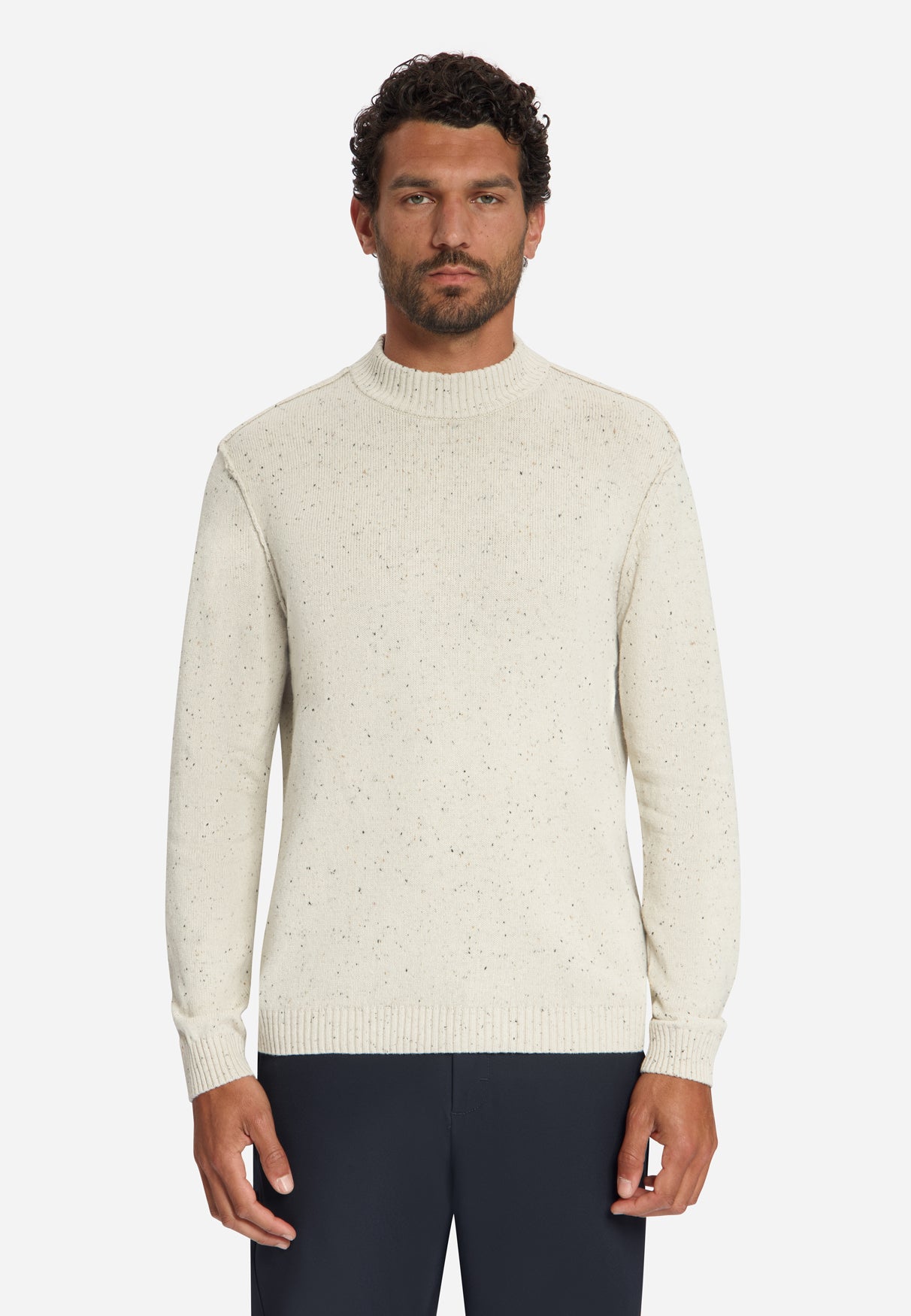 Pull Effet Tweed | Stone