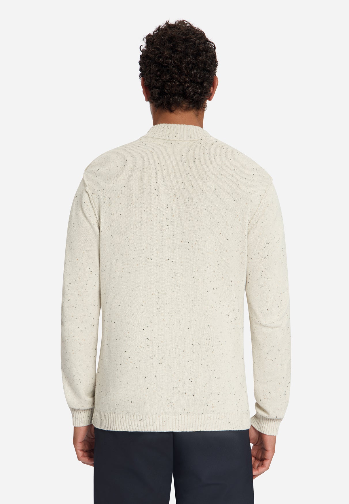 Pull Effet Tweed | Stone