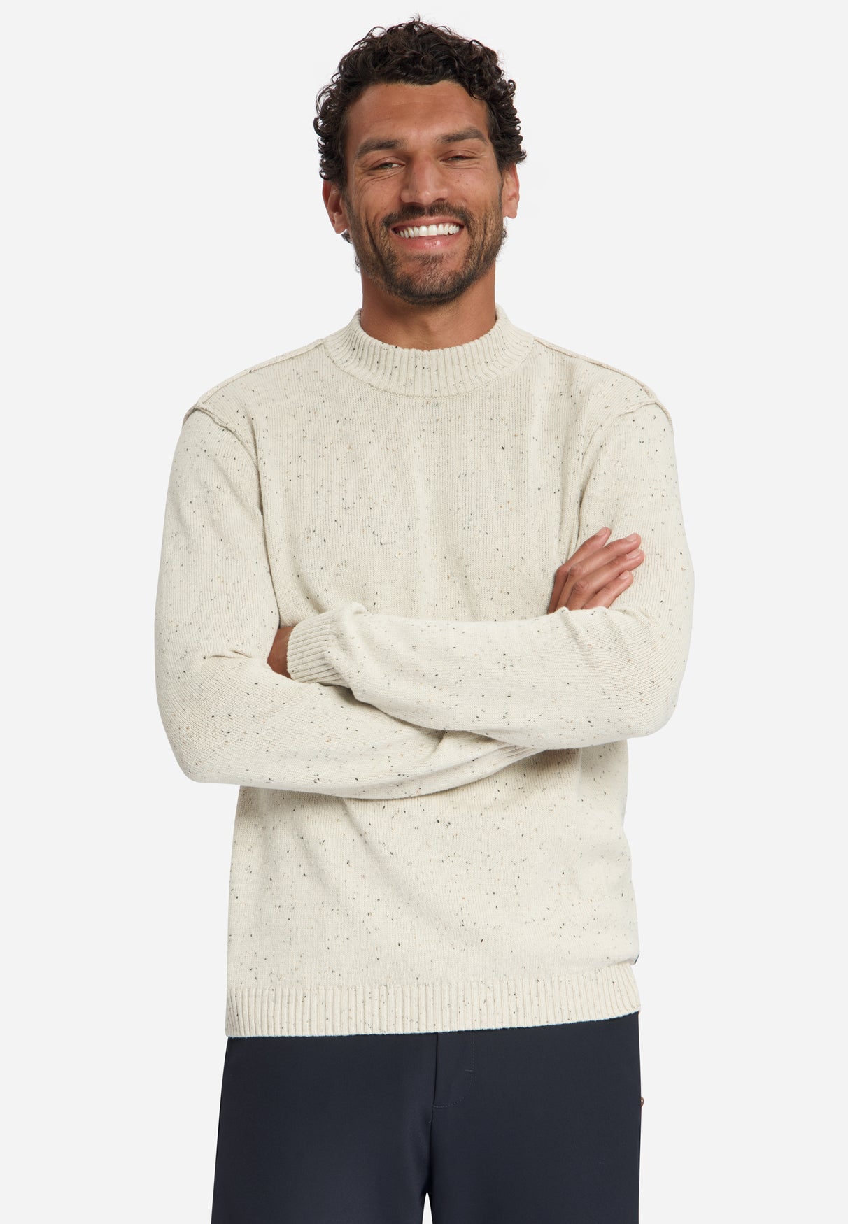 Pull Effet Tweed | Stone