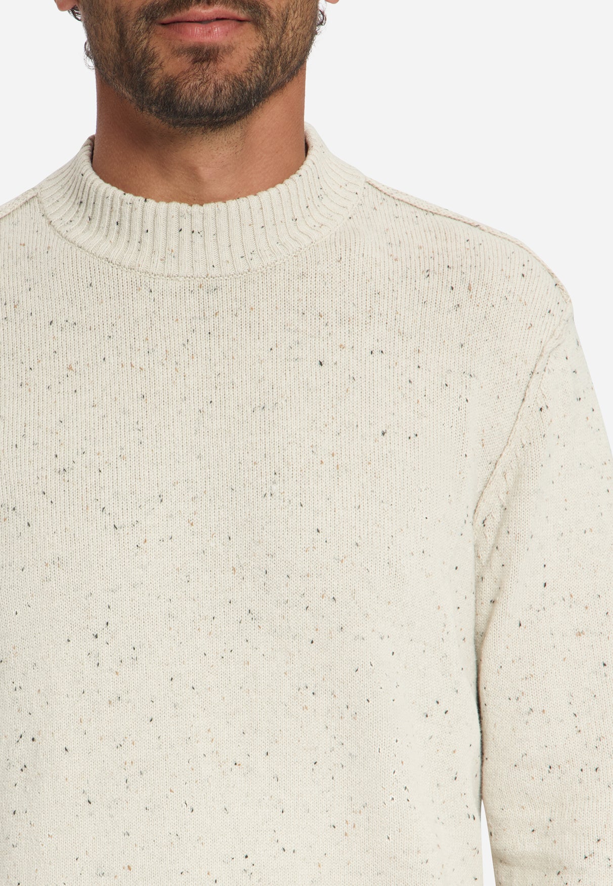 Pull Effet Tweed | Stone